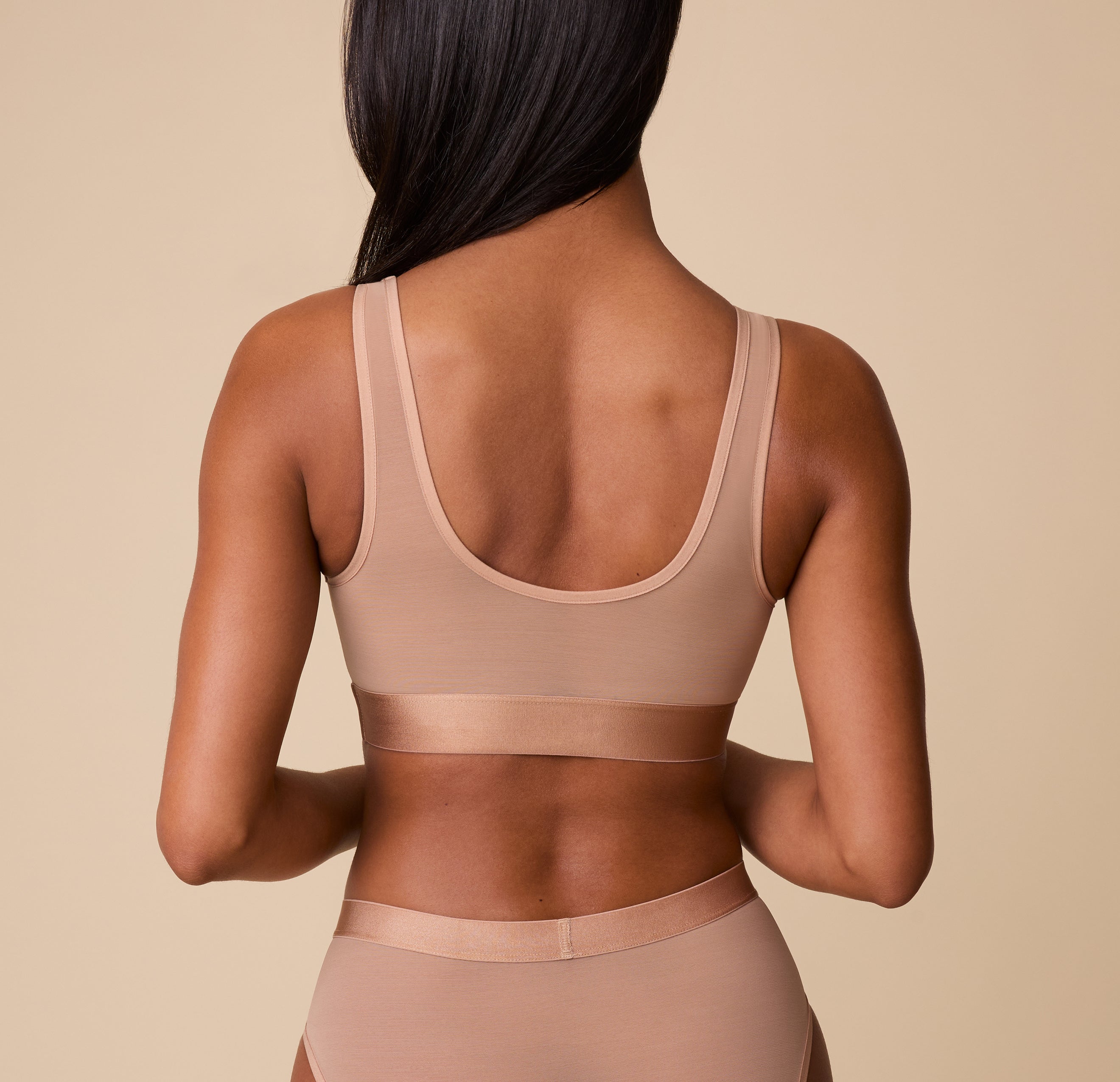 ComfortMesh™ Scoop Bralette - Taupe、mySite、bengalsvssteelers