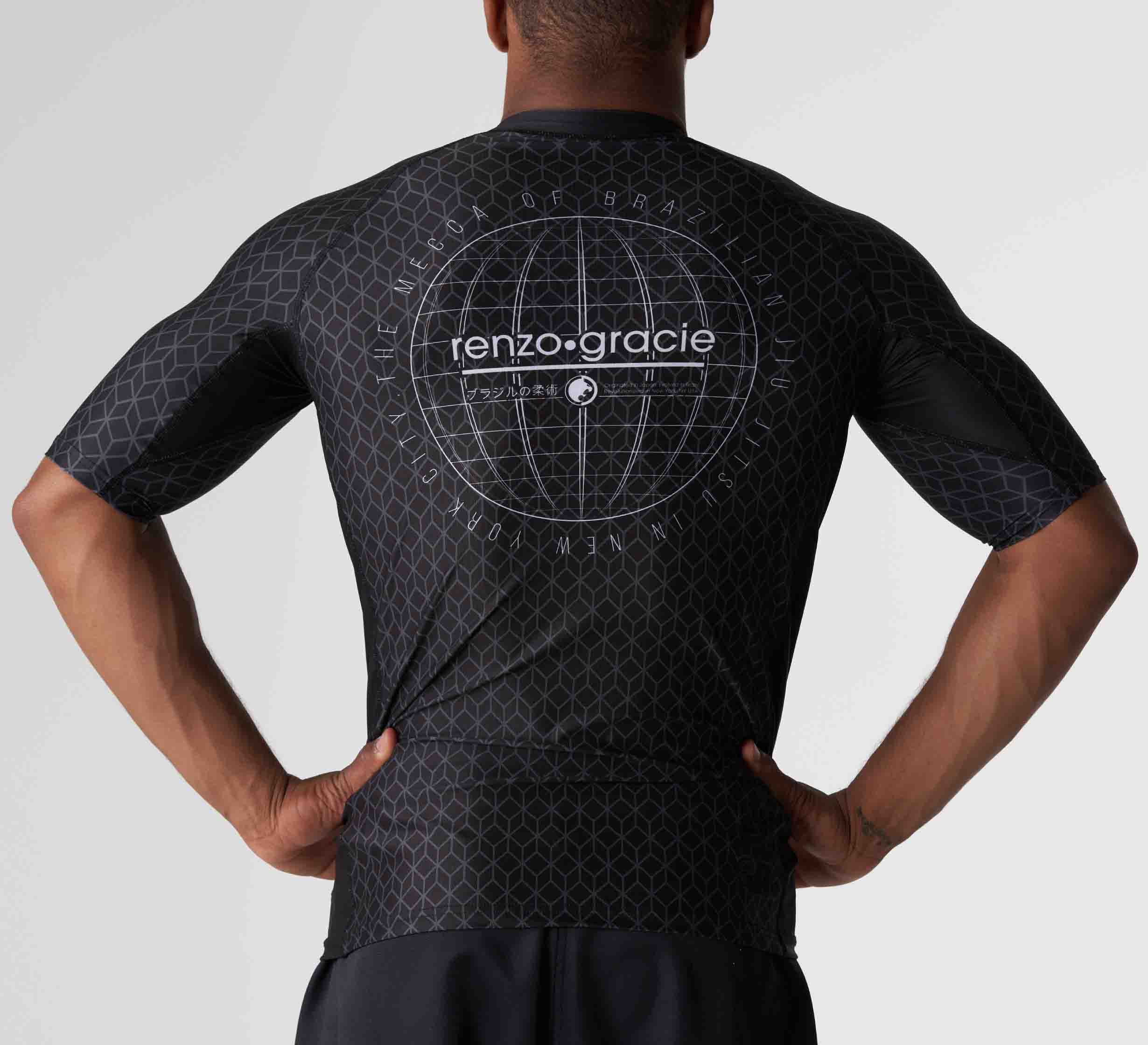 Renzo Gracie Mecca Ranked Short Sleeve Rashguard、mySite、gigharbornorthrealestate