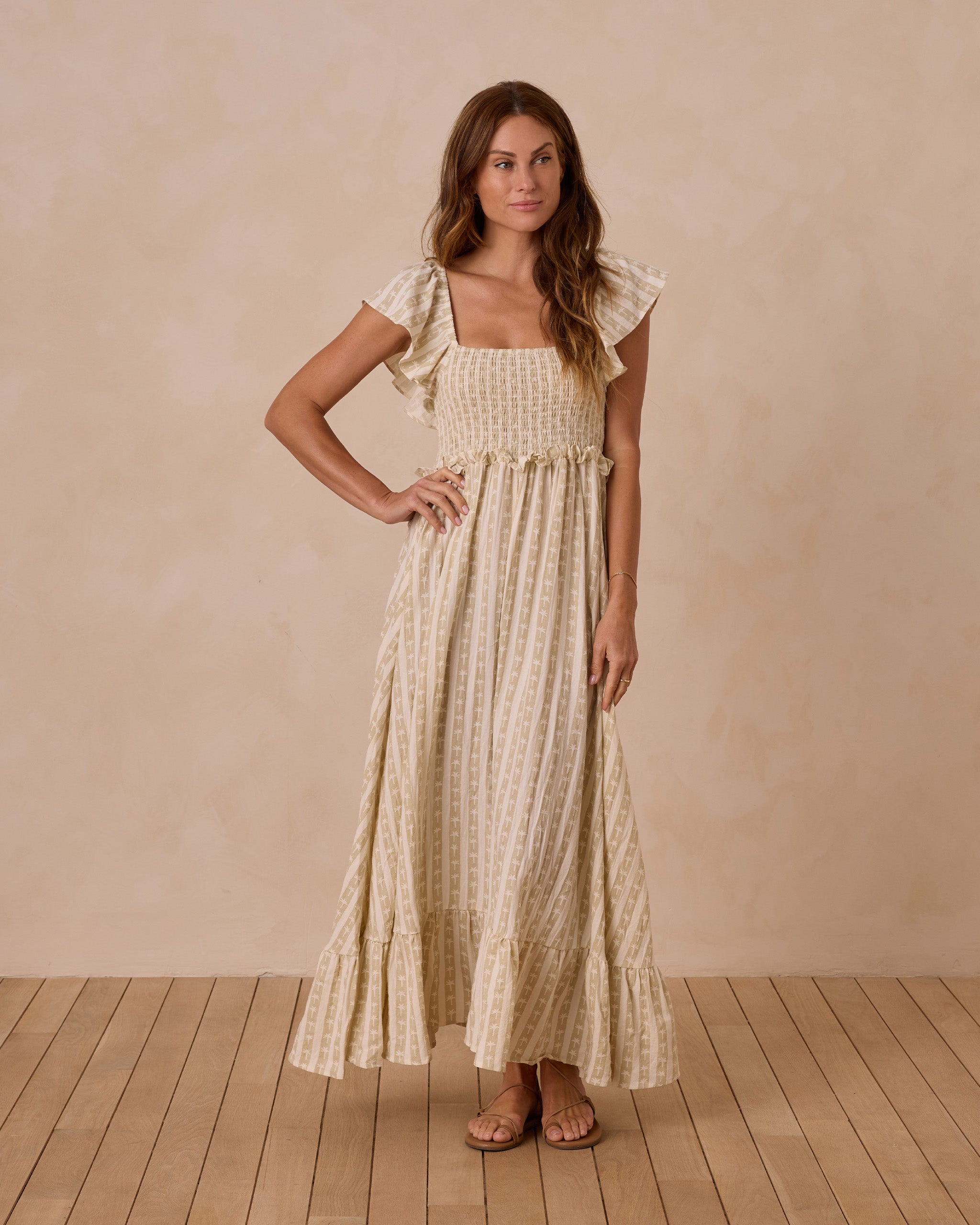 Francesca Dress | Palm Stripe、mySite、layawaytickets