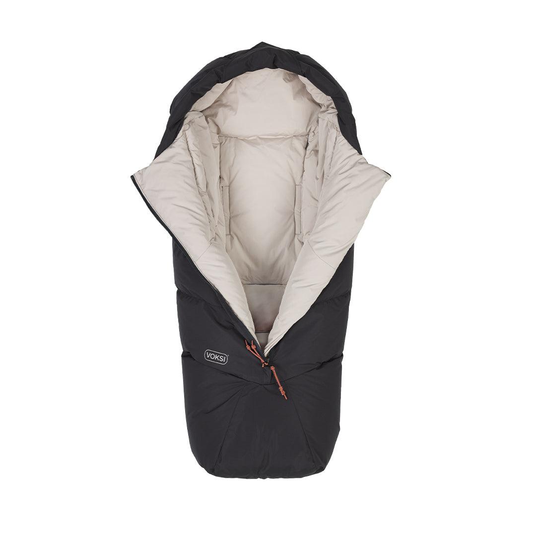  Voksi Adventure North Footmuff - Black - Seashell Sand、mySite、merchandisen