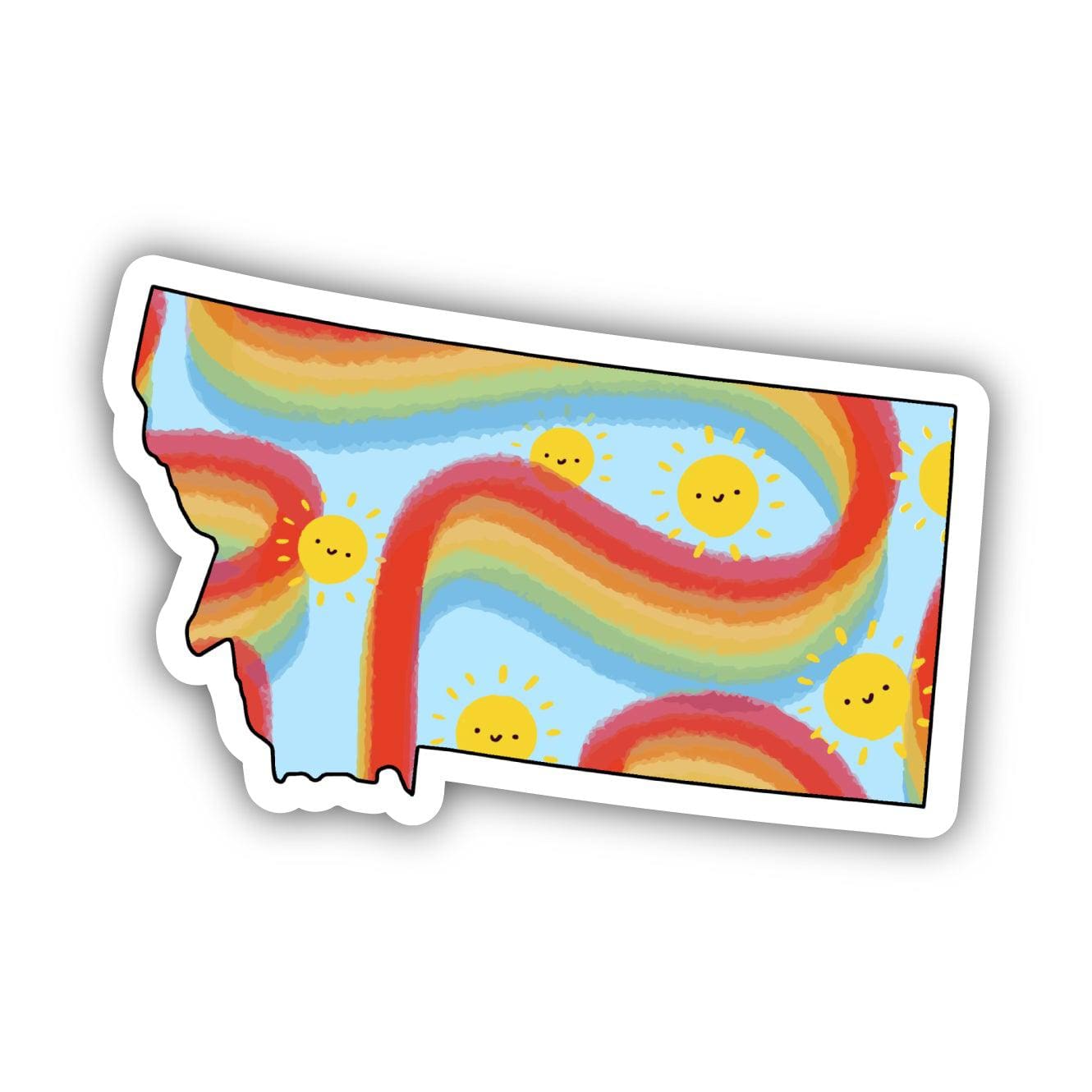  Montana Rainbow Fun Sticker、mySite、ghnorth