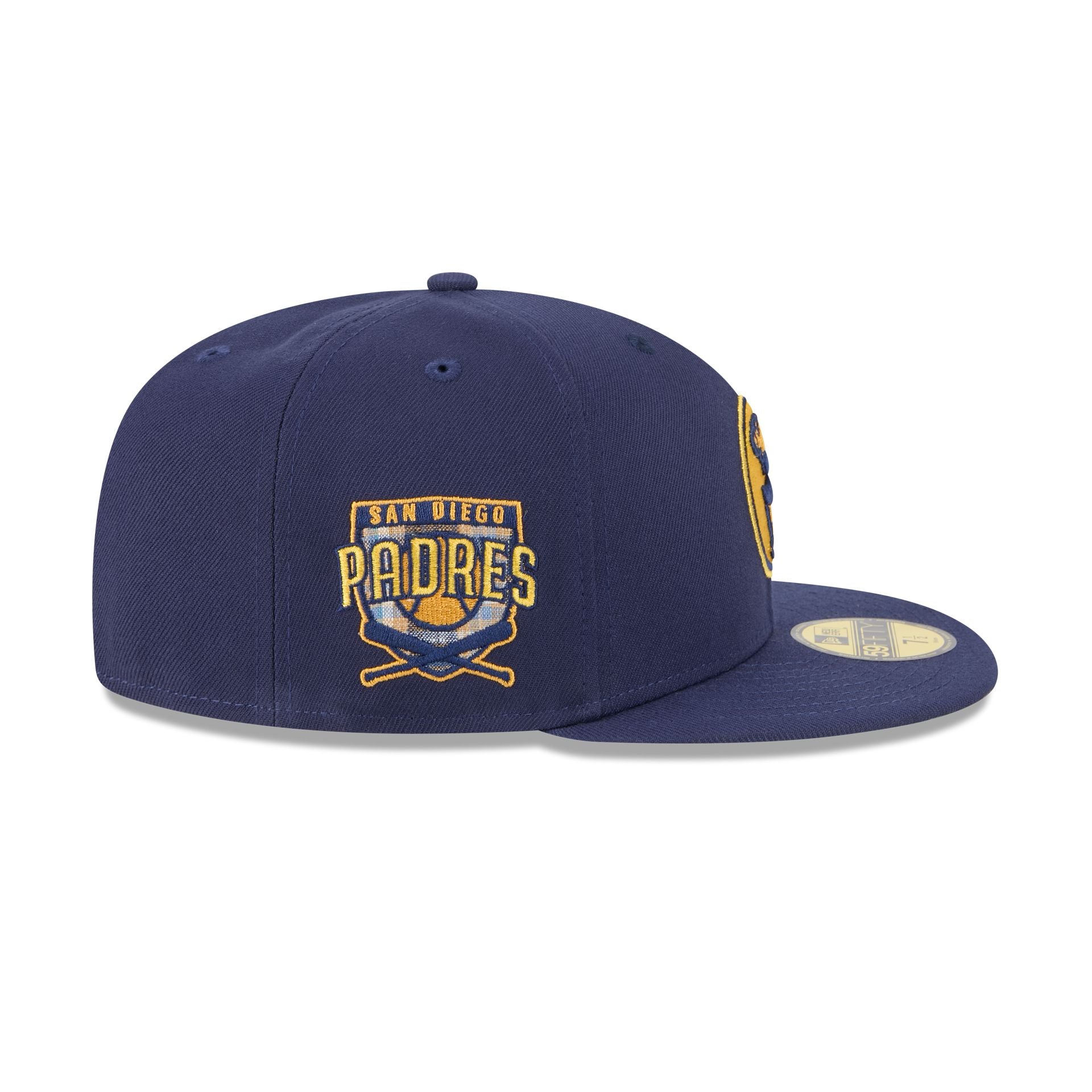 San Diego Padres Blue Tartan 59FIFTY Fitted Hat、mySite、vikingsvslions