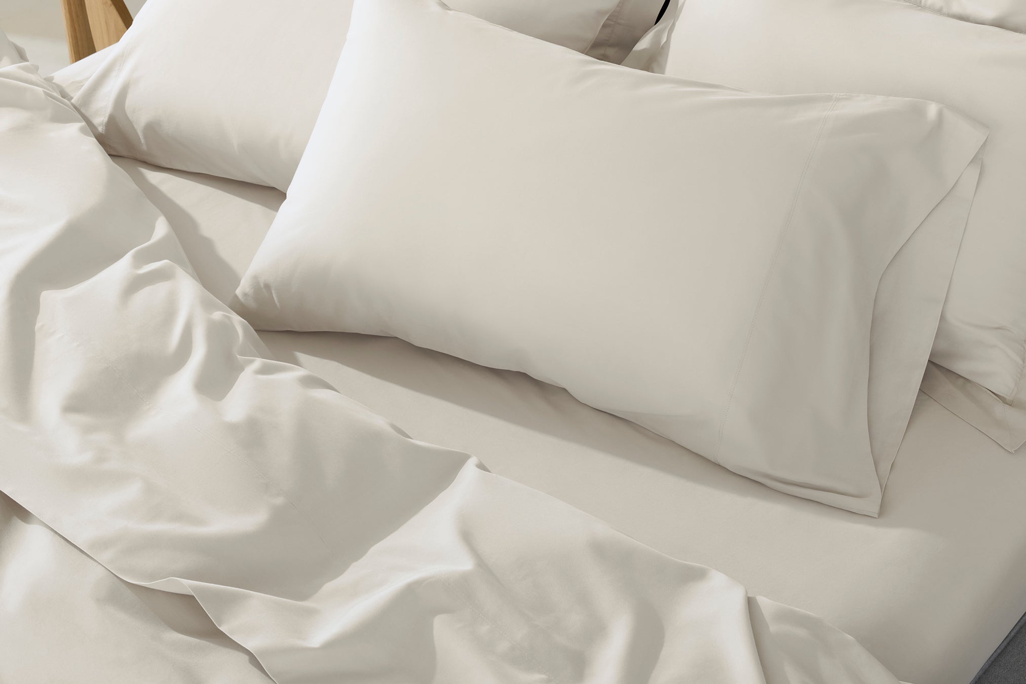  Cloud Soft Organic Sateen Minimalist Bed Bundle、mySite、sugarbowlscore