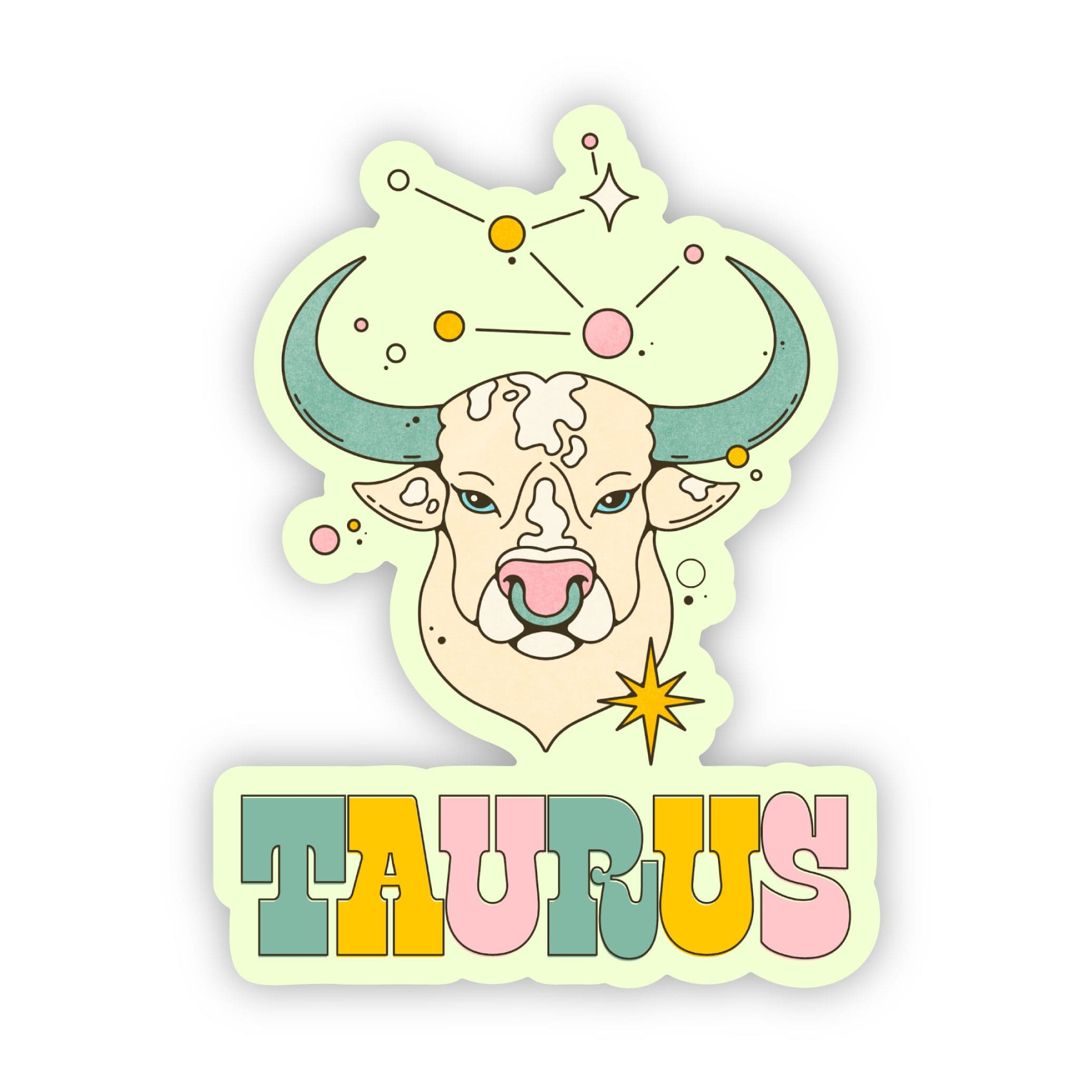  Taurus Astrology Sign Sticker、mySite、elrpsem3k