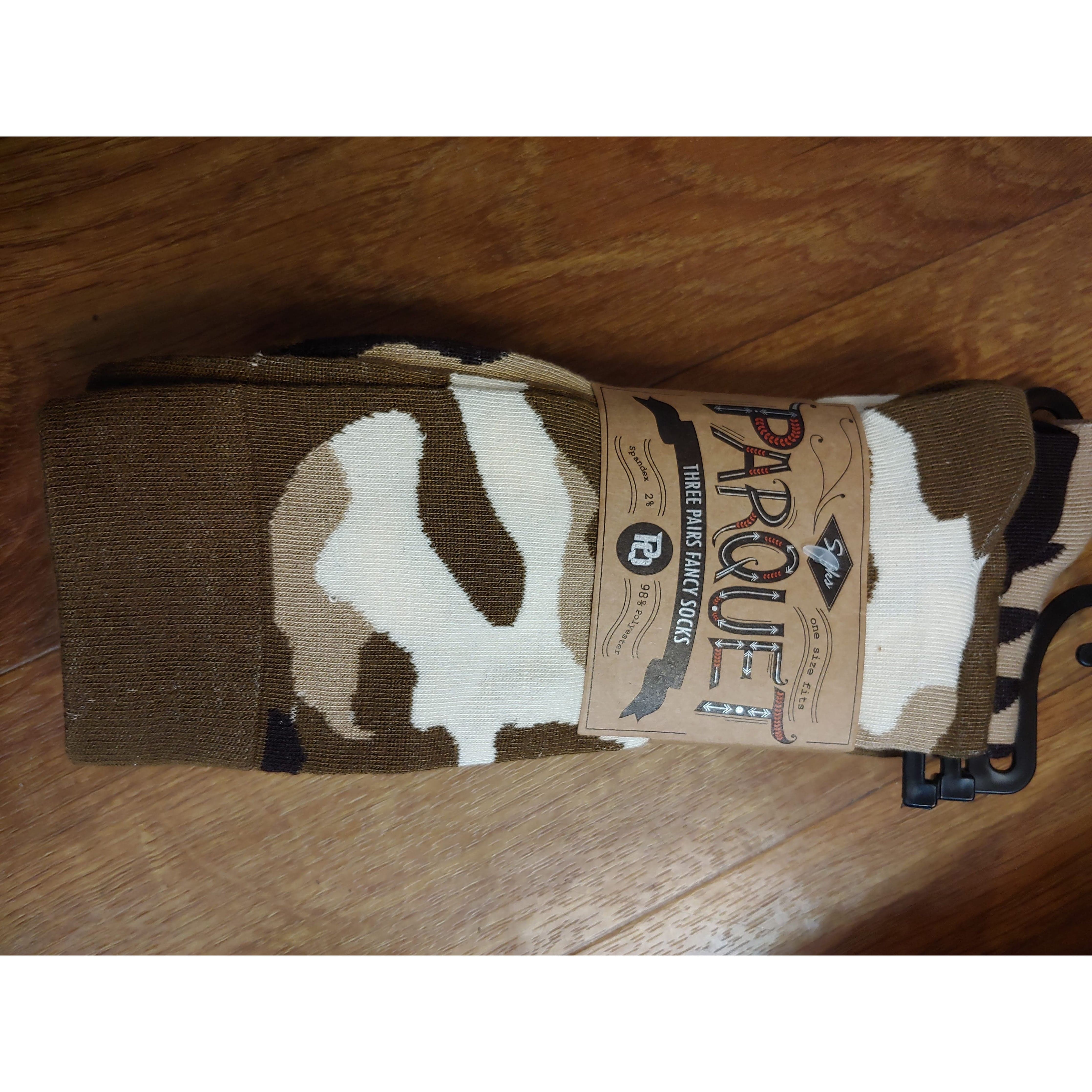 Men's Crew Socks-Pigs, Police, Camo, Dogs, CUTE!、mySite、g9winljtr