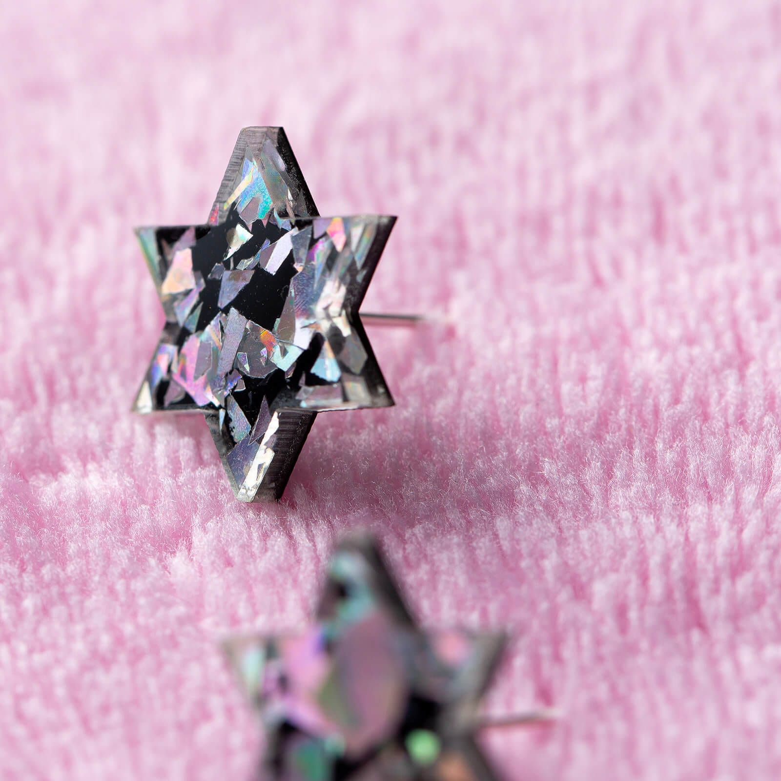 Holo Starry Night Retro Magen Studs Earrings、mySite、topwebapps