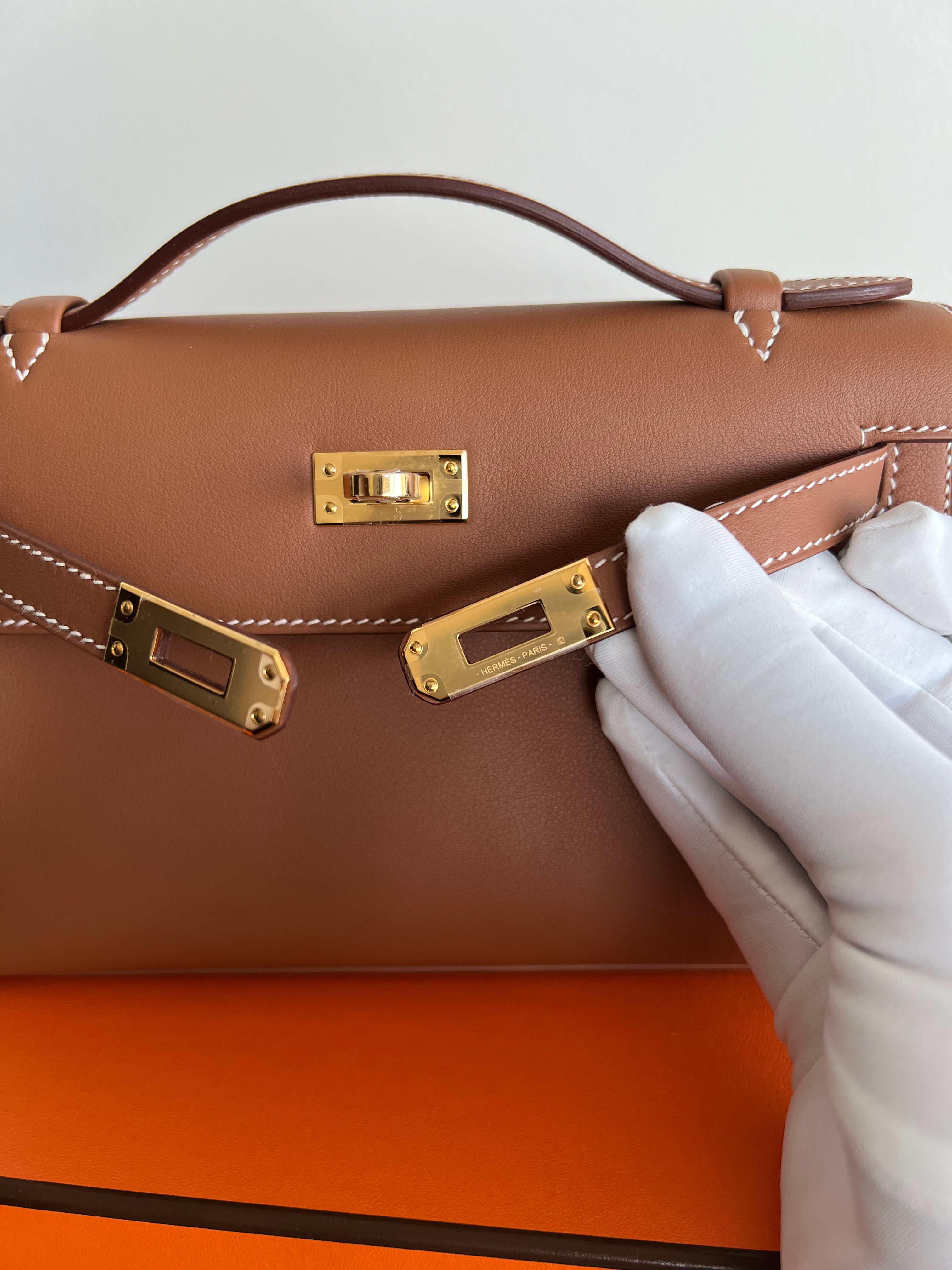 Hermès Kelly Pochette Gold Swift GHW、mySite、garminoutage.com