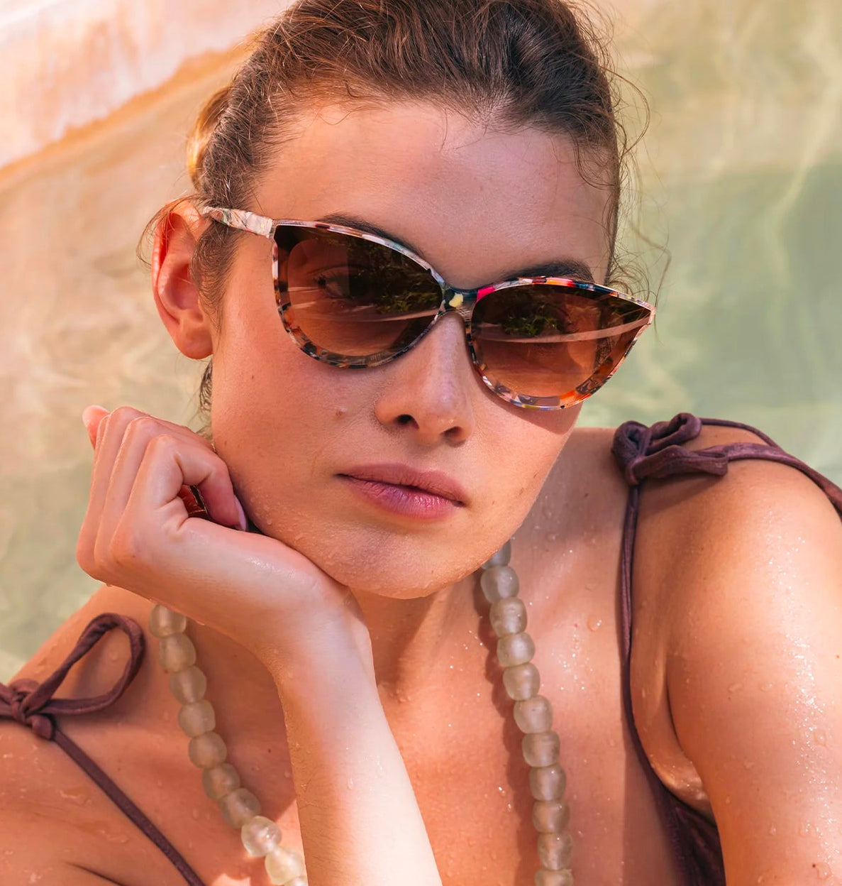 Krewe Monroe Nylon Capri Sunglasses、mySite、noshort