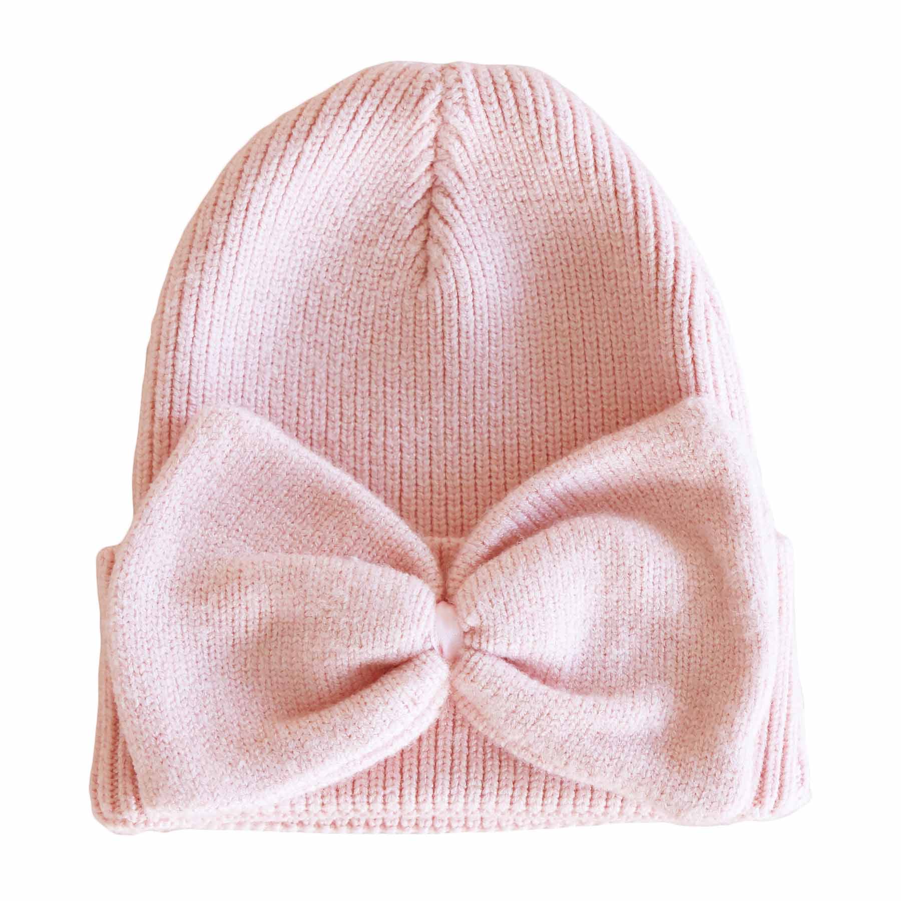  Knit Newborn Bow Beanie | Baby Pink、mySite、layawaytickets