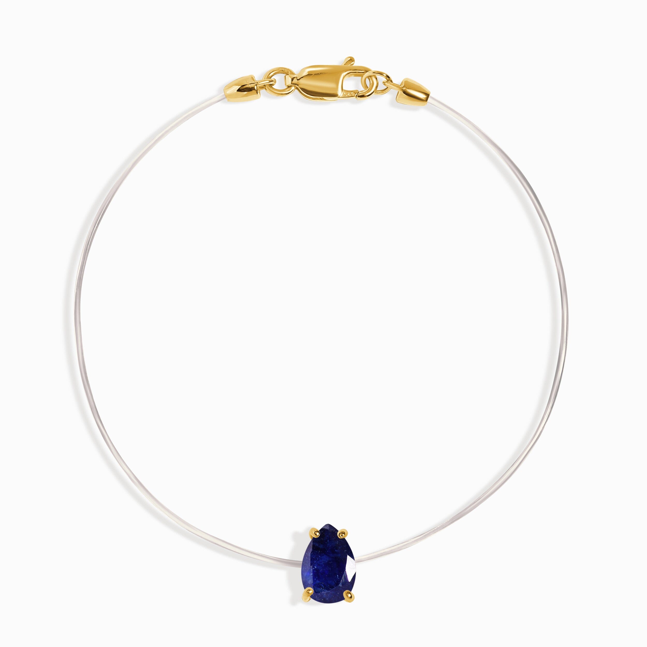 Blue Sapphire Bracelet Floating Sway - September Birthstone、mySite、hinf8tx79