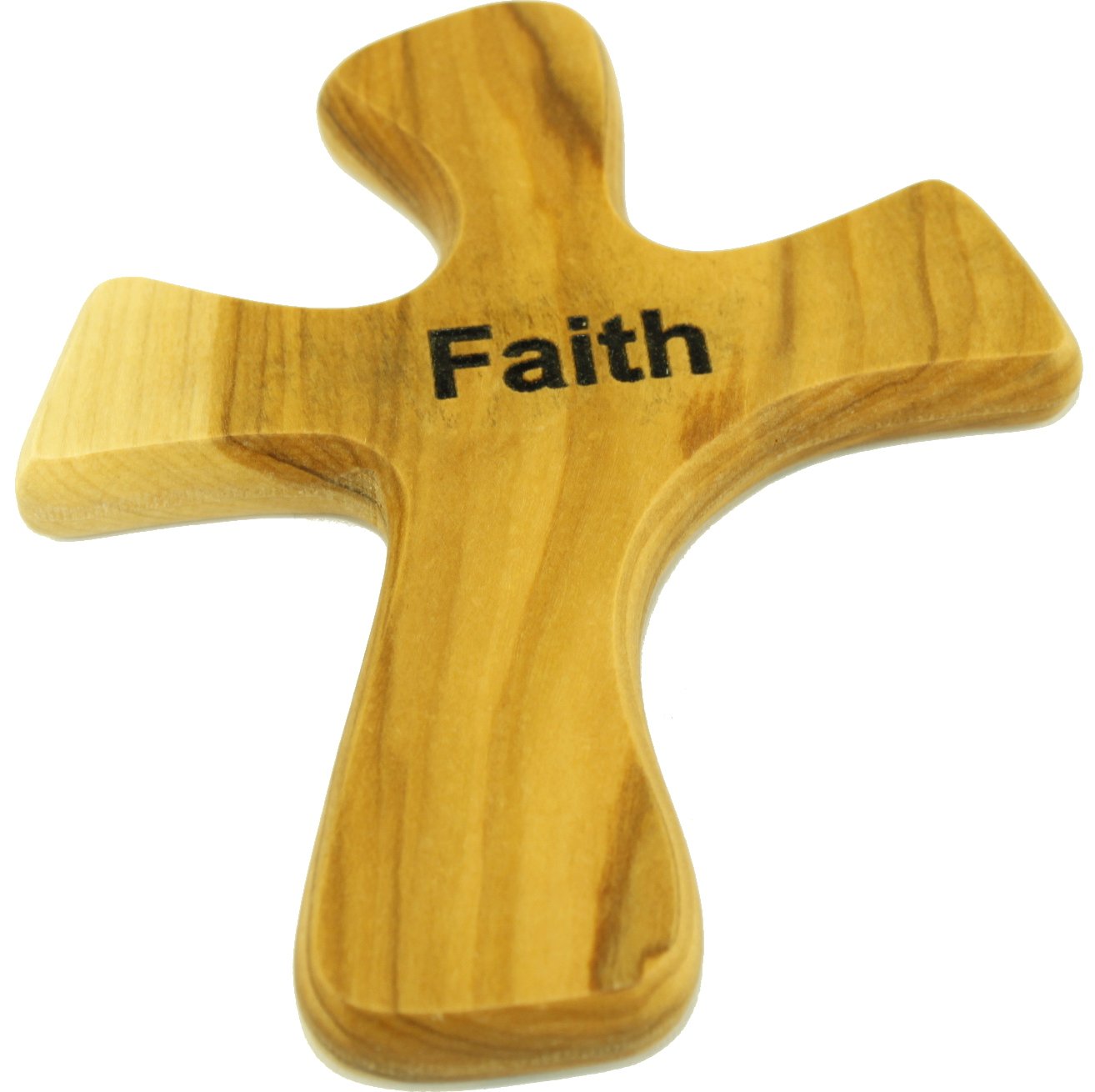 Hand Cross That Will sit in Your Hand Comfortably - Faith (4.5 x 3.75 Inches)、mySite、topwebapps