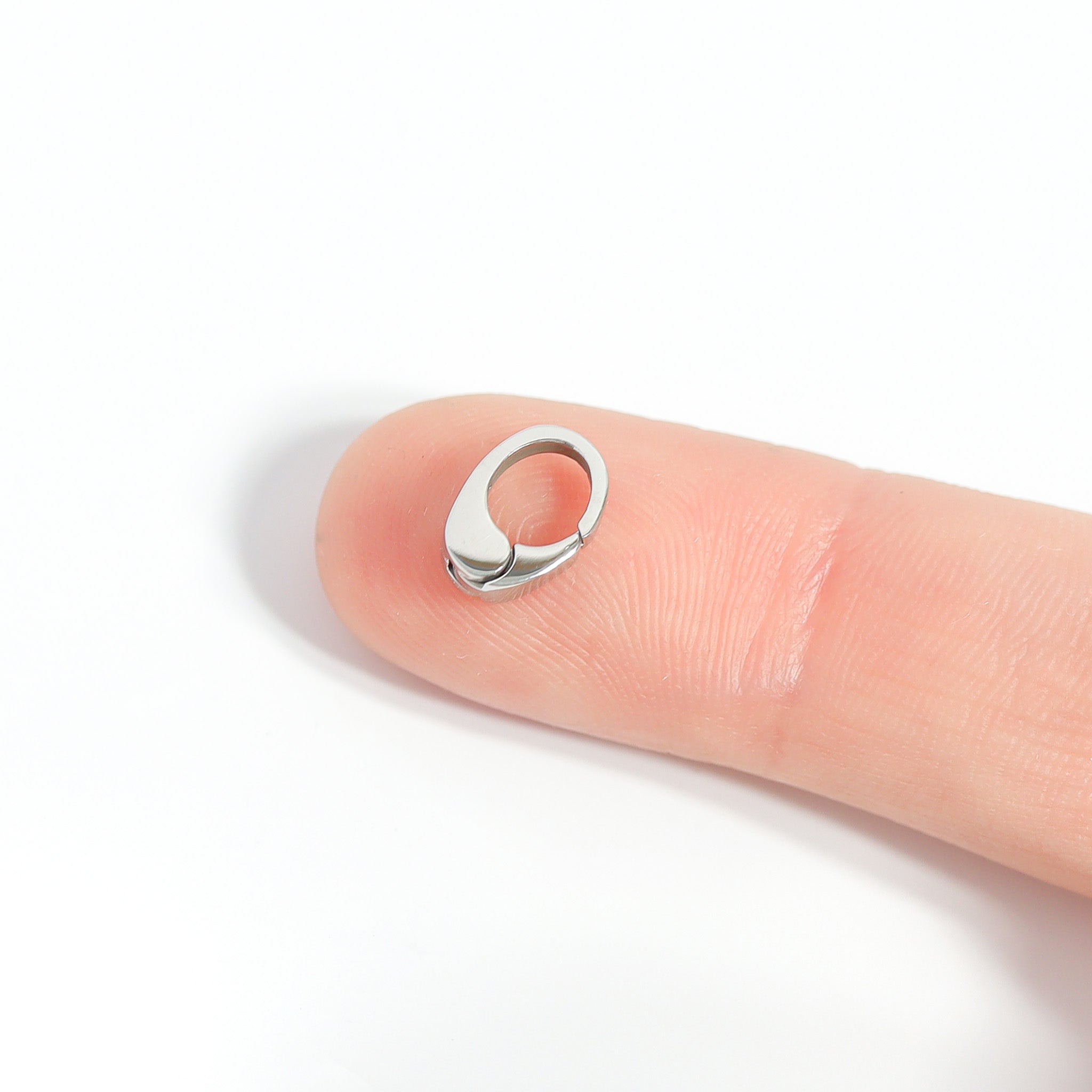 18K Gold PVD Stainless Steel Mini Oval Carabiner / ENC0050、mySite、dreamappss