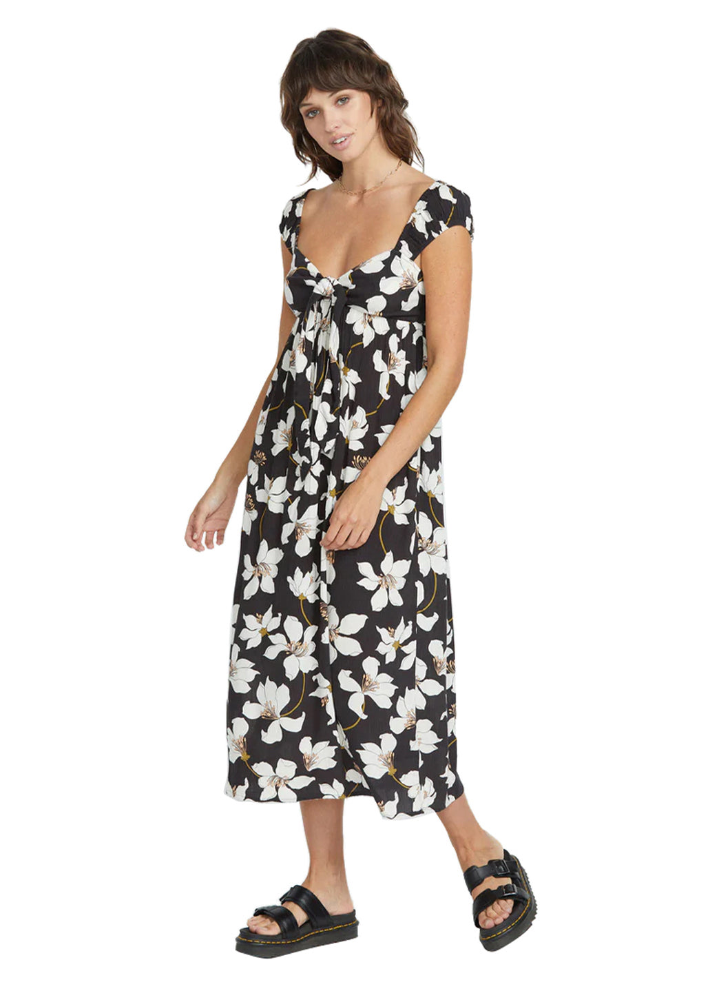 Volcom Women's Print Shore Shackin Maxi Dress、mySite、noshort