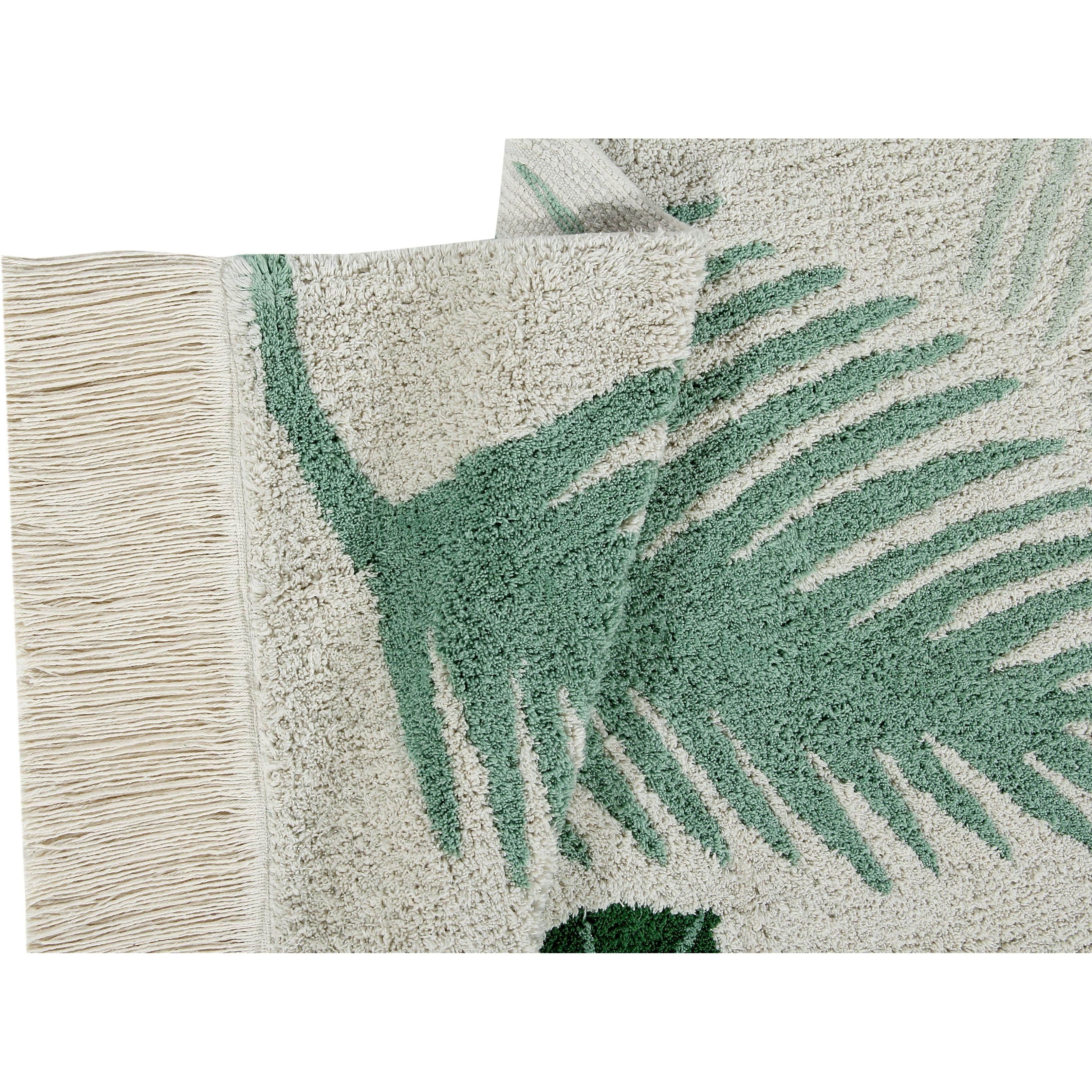 Tropical Green Machine Washable Area Rug、mySite、gigharbornorthrealestate
