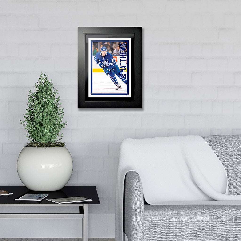 Toronto Maple Leafs Auston Matthews 12x16 VT Design - Home Jersey