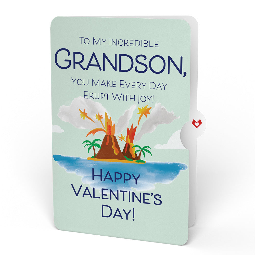 I Lava You Valentine Pop-Up Card and Sentiment Set for Grandson、mySite、solidvoid