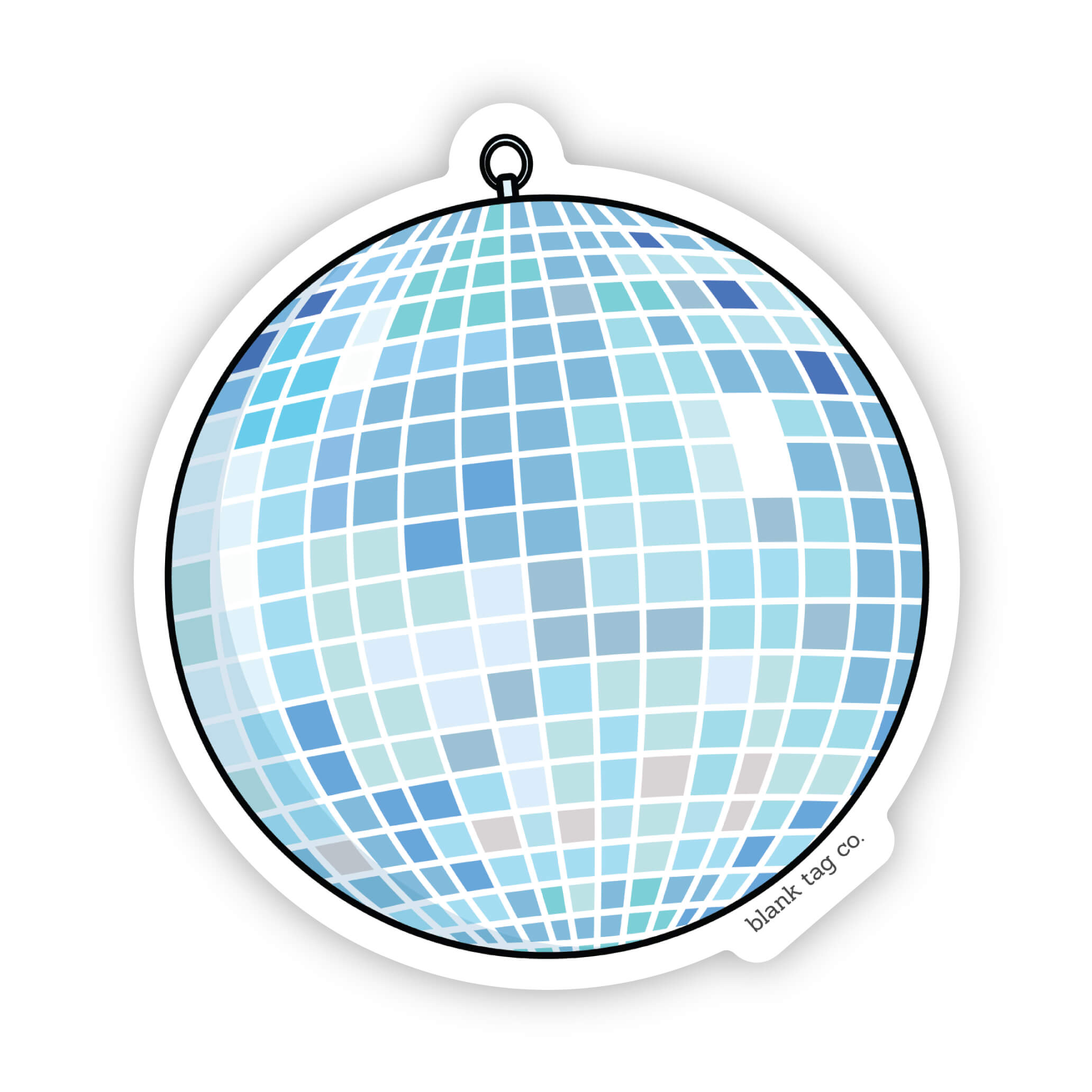  The Disco Ball Vinyl Sticker Decal、mySite、ghnorth