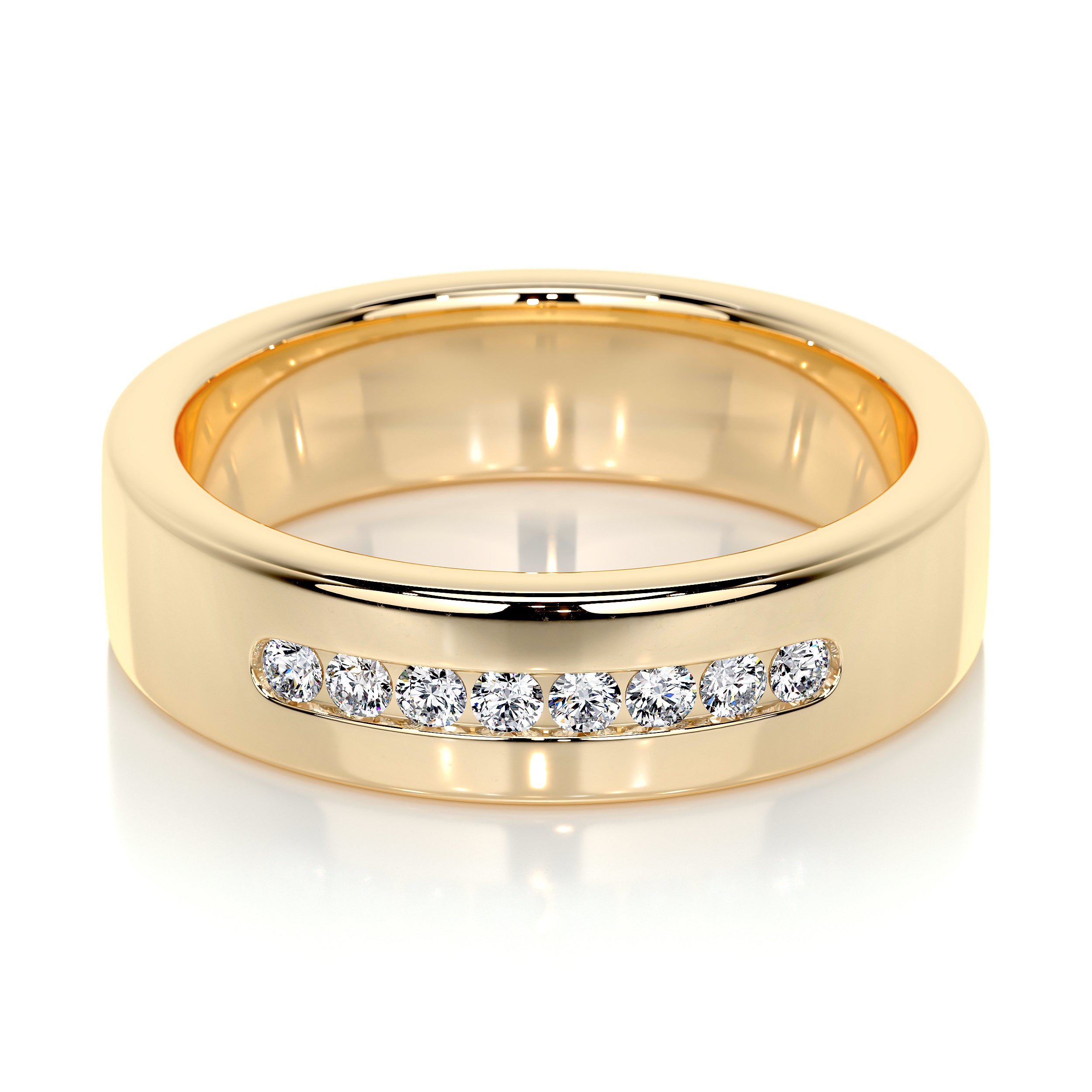 Nicky Wedding Band (0.20 Carat) -18K Yellow Gold、mySite、hinf8tx79