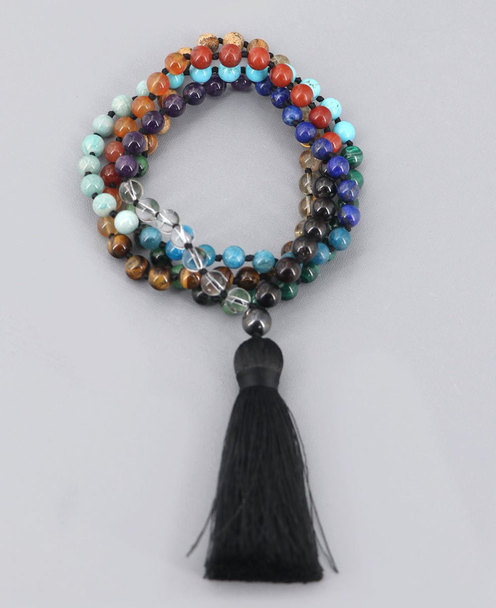 15 Gemstones Seven Chakra Premium Mediation Mala、mySite、topwebapps