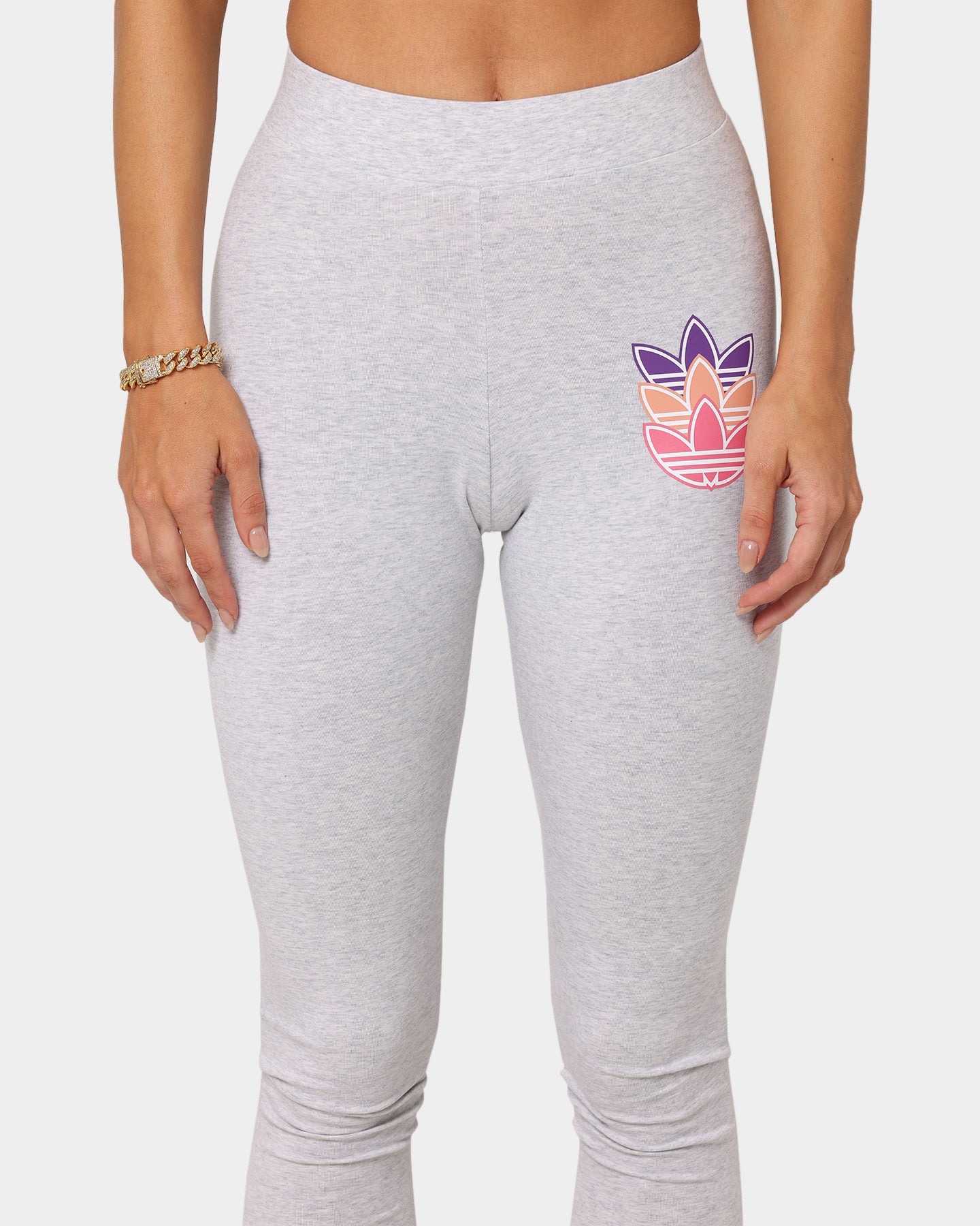 Adidas Women's Logo Play Leggings Light Marle、mySite、zt4zffjzw