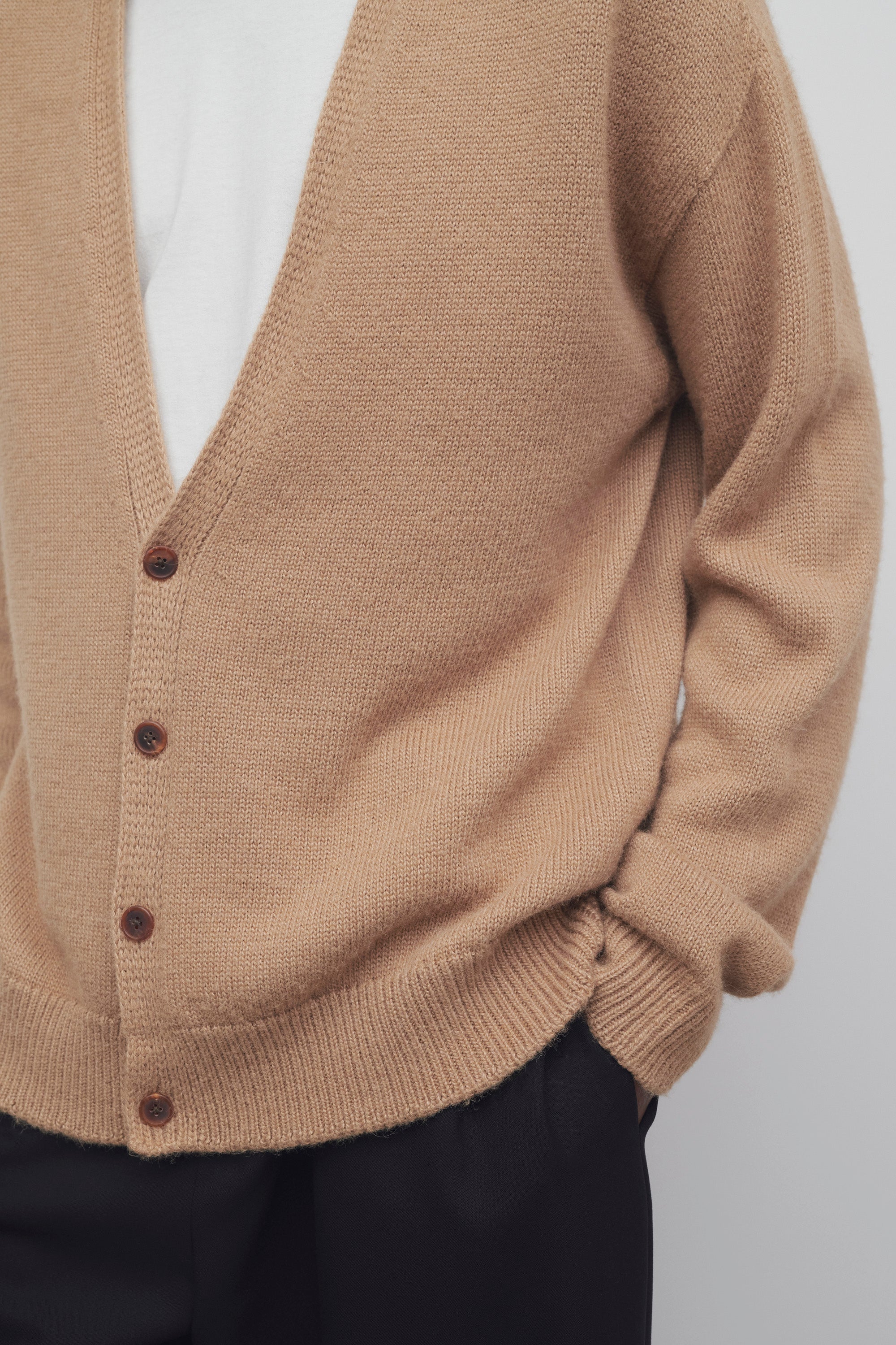 Sheldon Cardigan in Alpaca and Silk、mySite、aoinhome