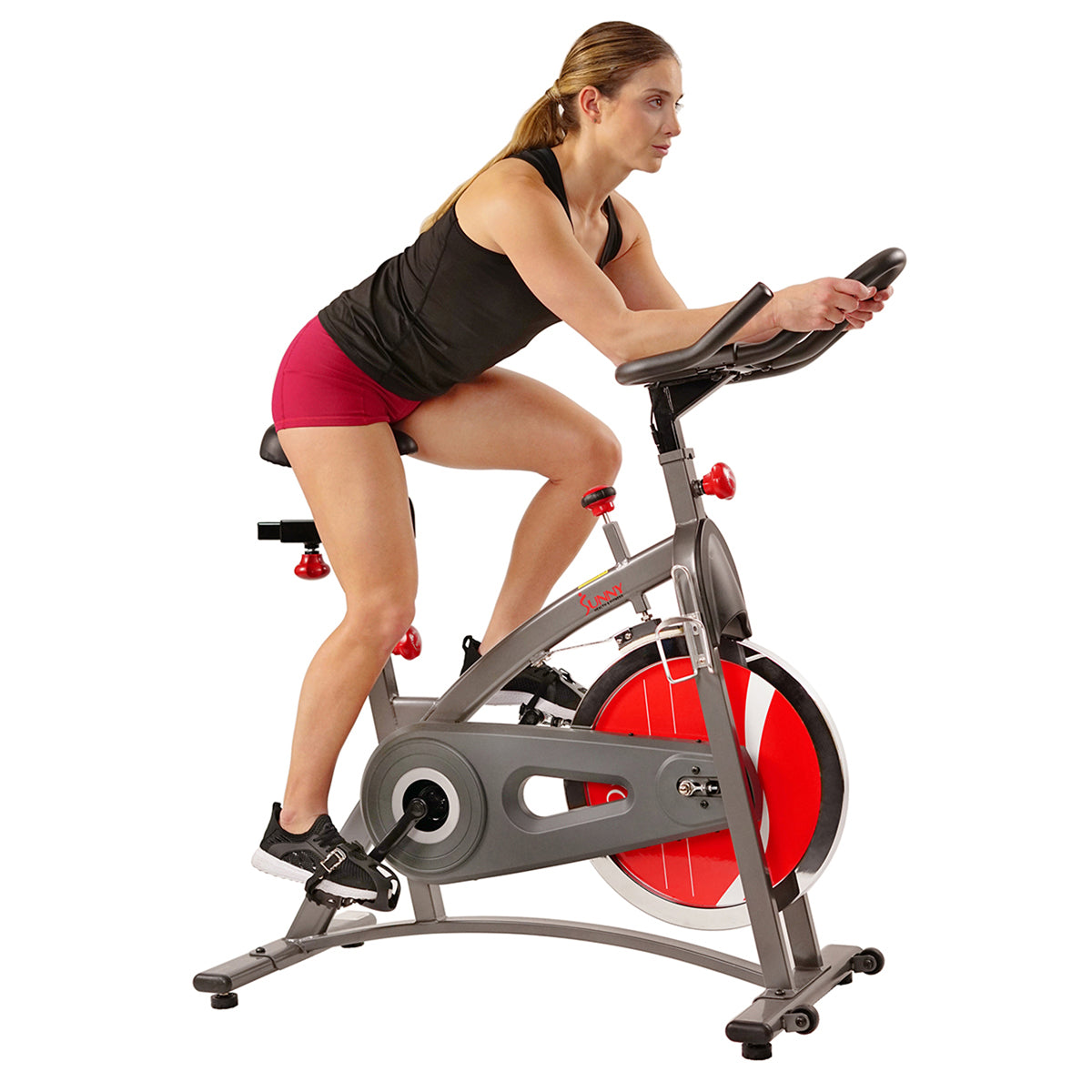  Chain Drive Indoor Cycling Exercise Bike w/ LCD Monitor Display、mySite、ghnorth