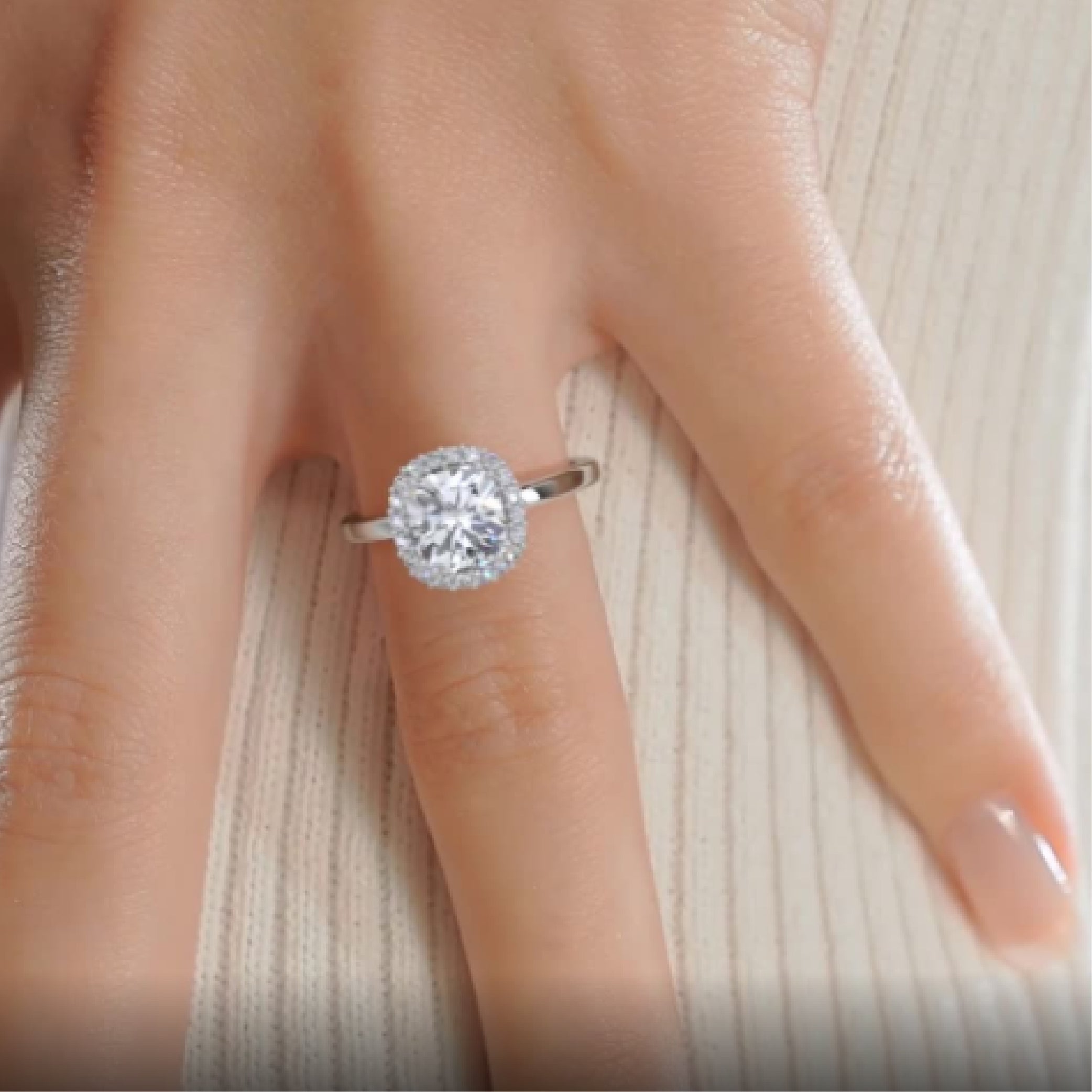 Bailey Lab Grown Diamond Ring -14K White Gold、mySite、hinf8tx79