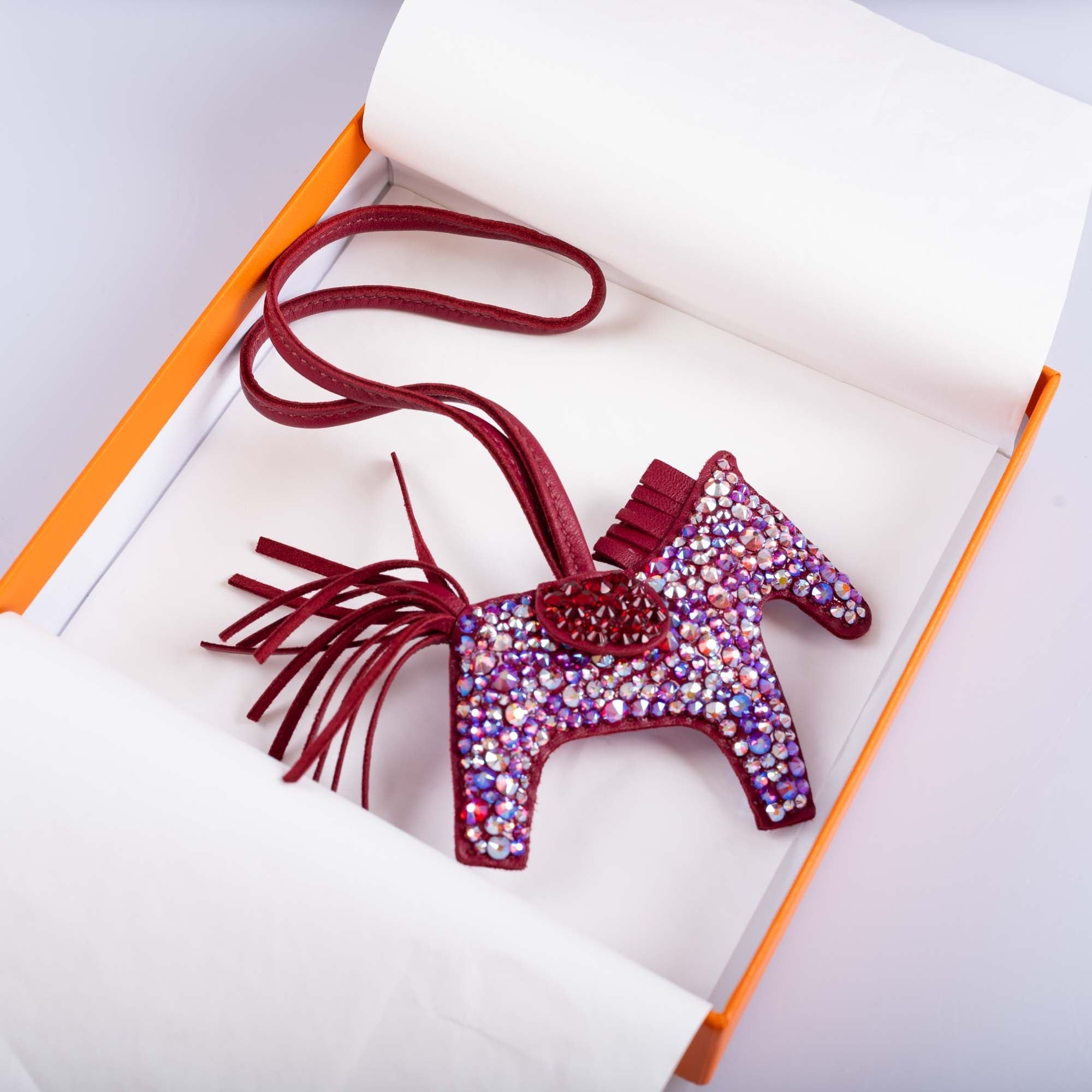 Hermès Rodeo Rubis Bag Charm Custom Swarovski PM、mySite、garminoutage.com