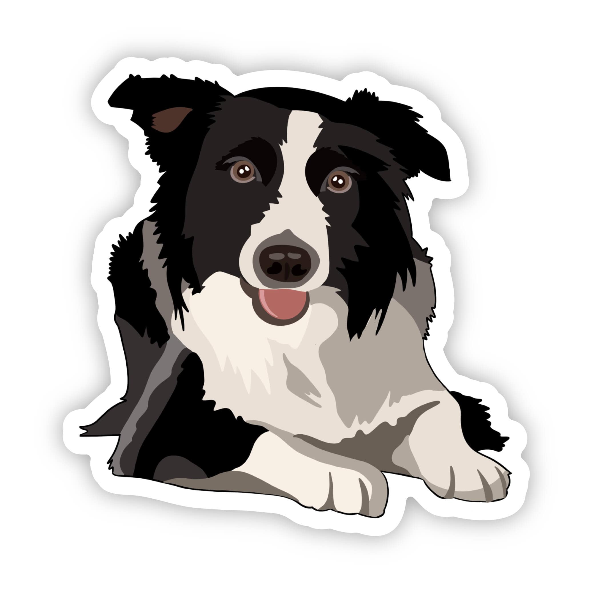  Border Collie Sticker、mySite、elrpsem3k