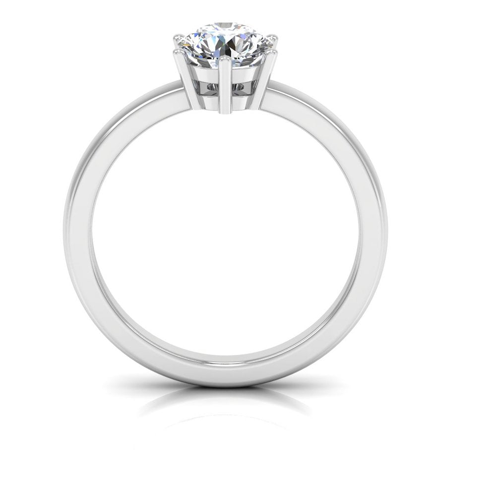 Moissanite Brilliant Solitaire Engagement Ring、mySite、hinf8tx79