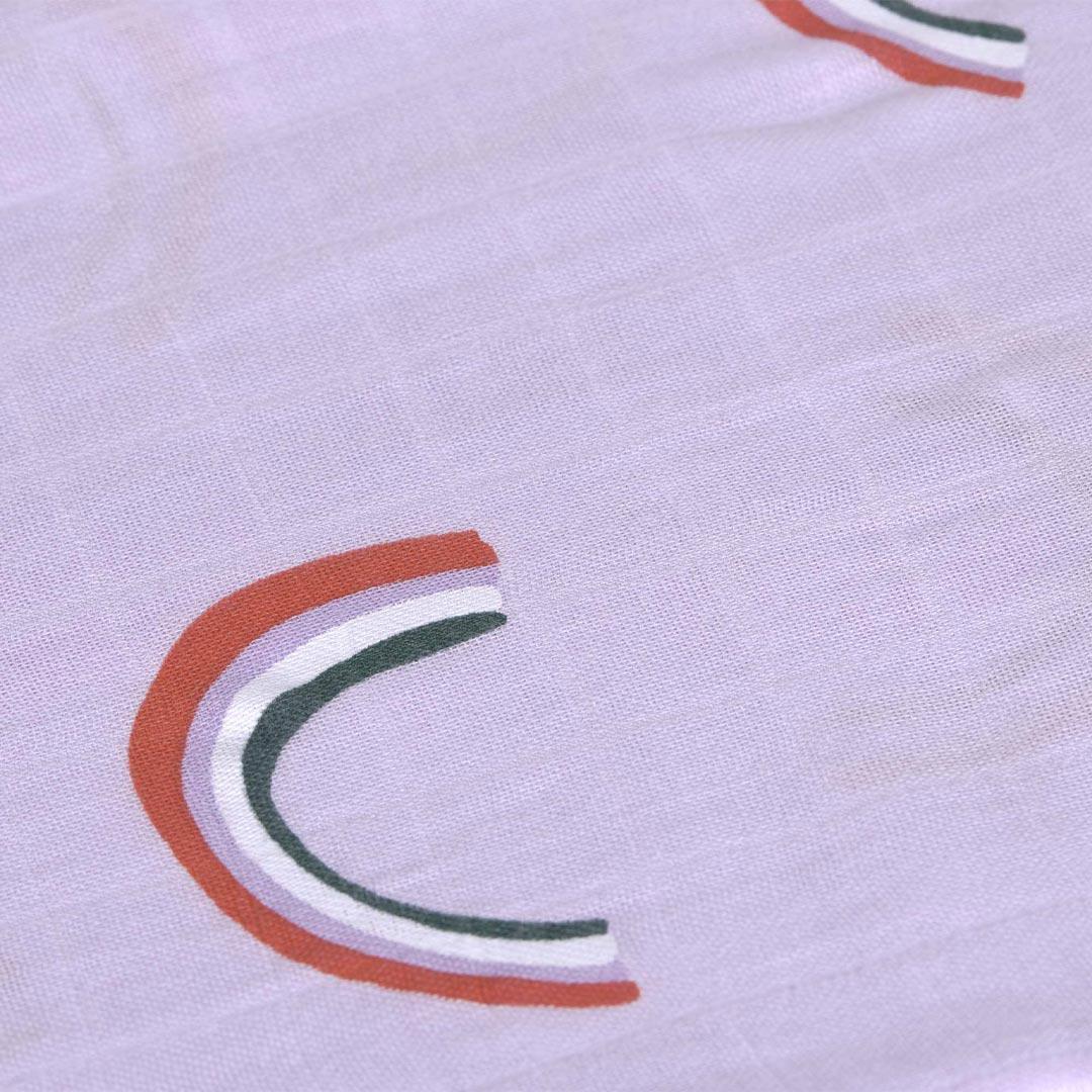  Lassig Heavenly Soft Swaddles - Happy Rascals - Lavender - Heart、mySite、merchandisen