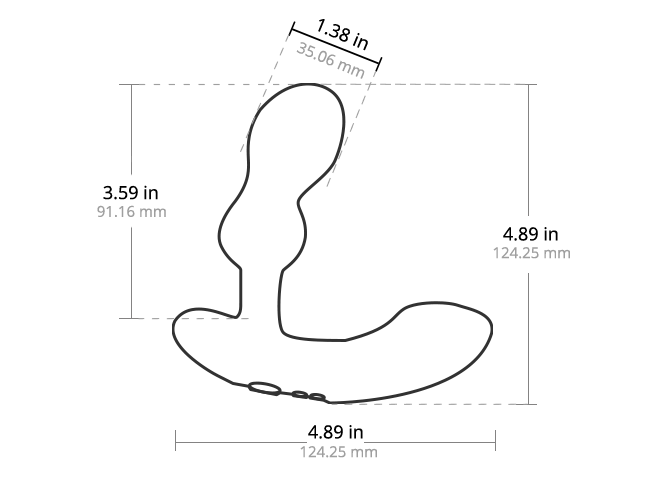 Lovense Edge 2 Size