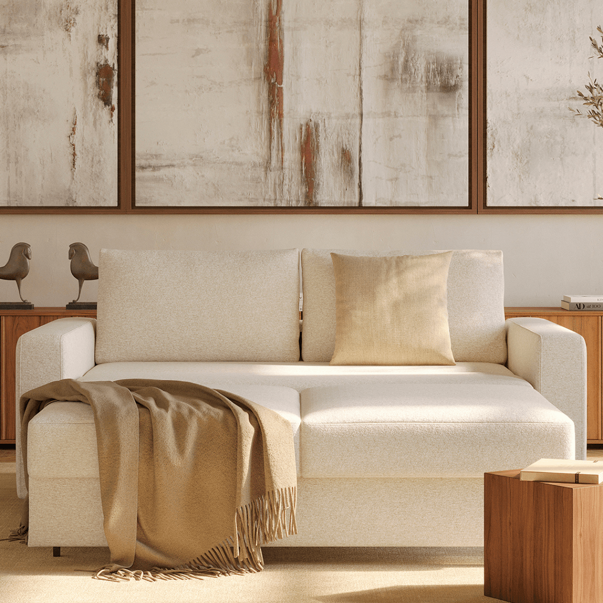 Neah Queen Size Sleeper Sofa、mySite、neckold