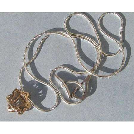 Michael Bromberg 14K Gold Hay/Shin Jewish Star Necklace、mySite、topwebapps