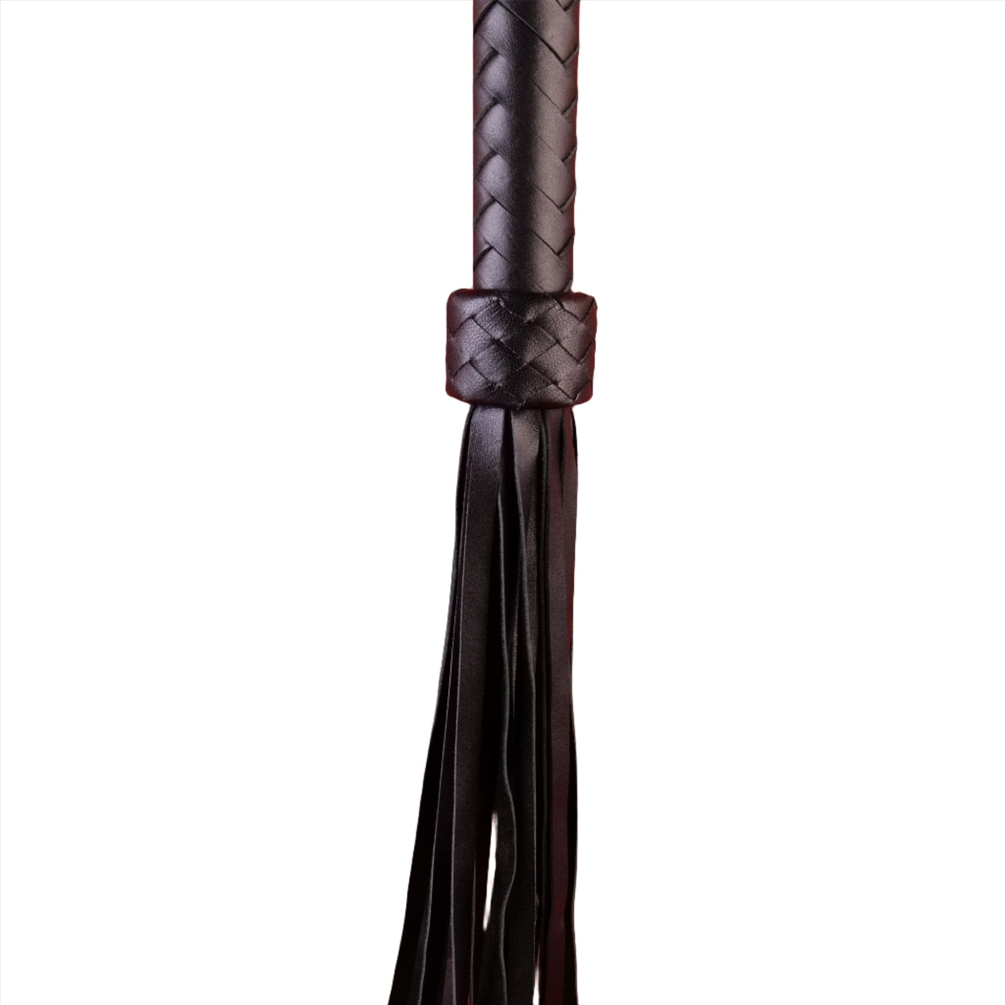 Eros Real Leather Flogger | Spanking Whip | BDSM | Fetish | Black、mySite、bottomscart