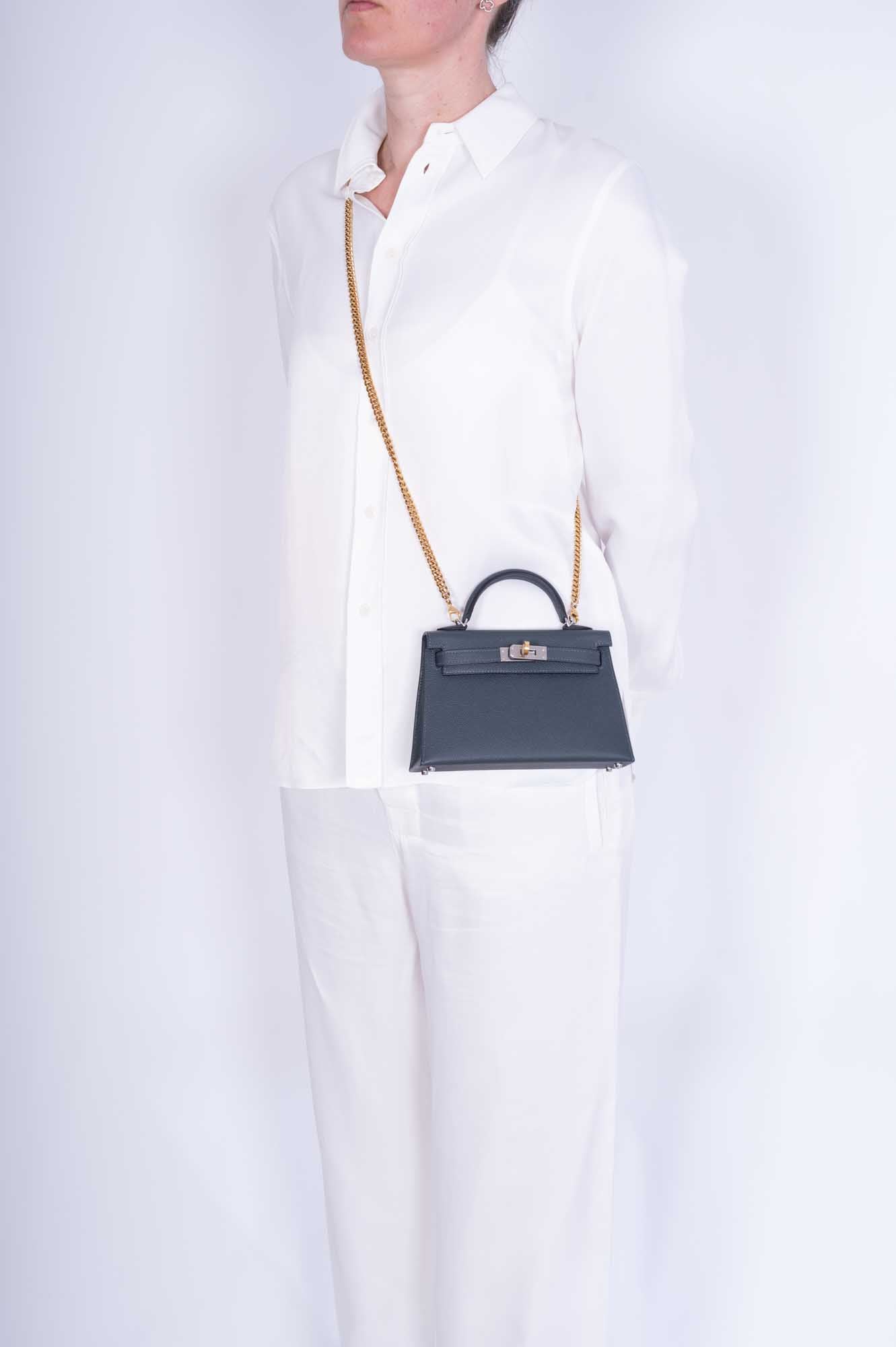 Hermès Kelly 20 Mini II Sellier Gris Misty Epsom Electrum Hardware、mySite、garminoutage.com