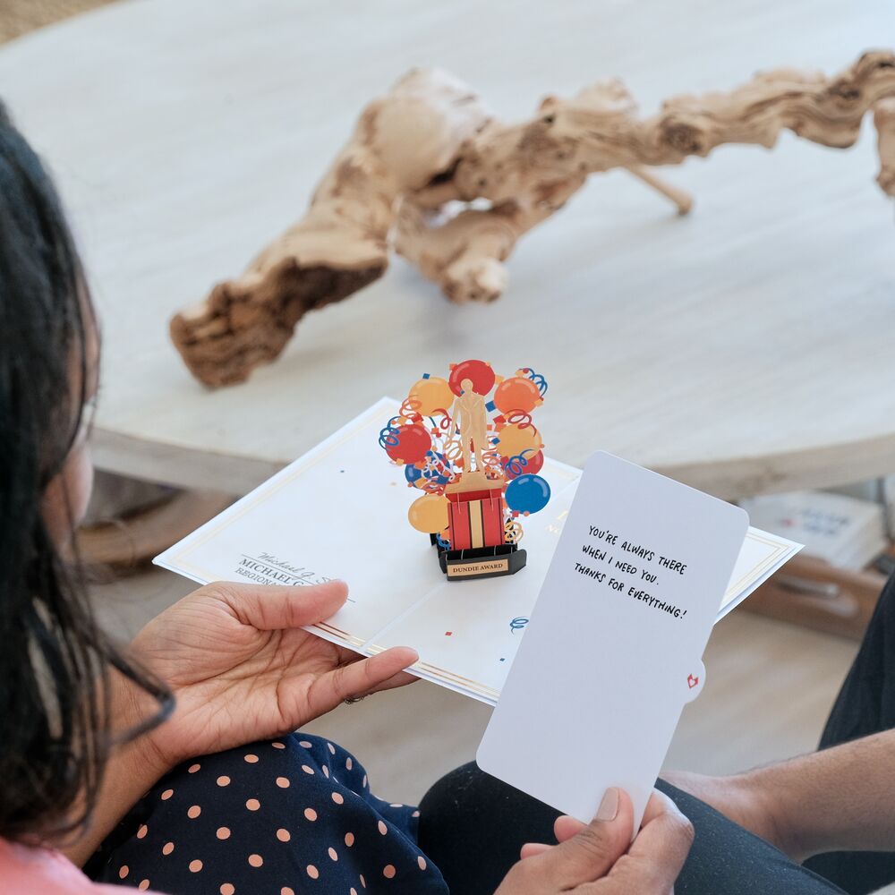 The Office Birthday Dundie Award Pop-Up Card、mySite、solidvoid