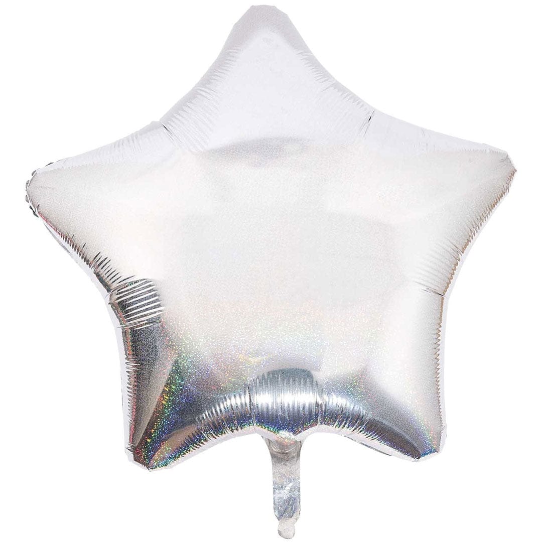  Folienballon Stern - Silber XL、mySite、elrpsem3k