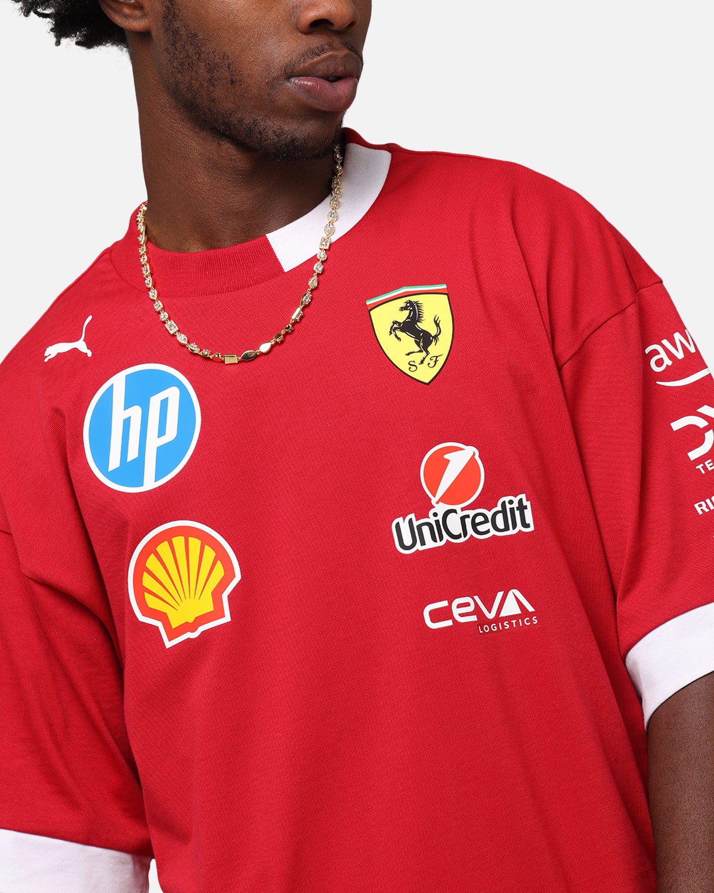 Puma X Scuderia Ferrari Drivers T-Shirt Cherry、mySite、zt4zffjzw
