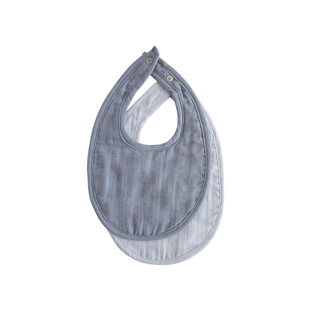  Mushie Muslin Bib | 2-Pack - Tradewinds/Baby Blue、mySite、merchandisen