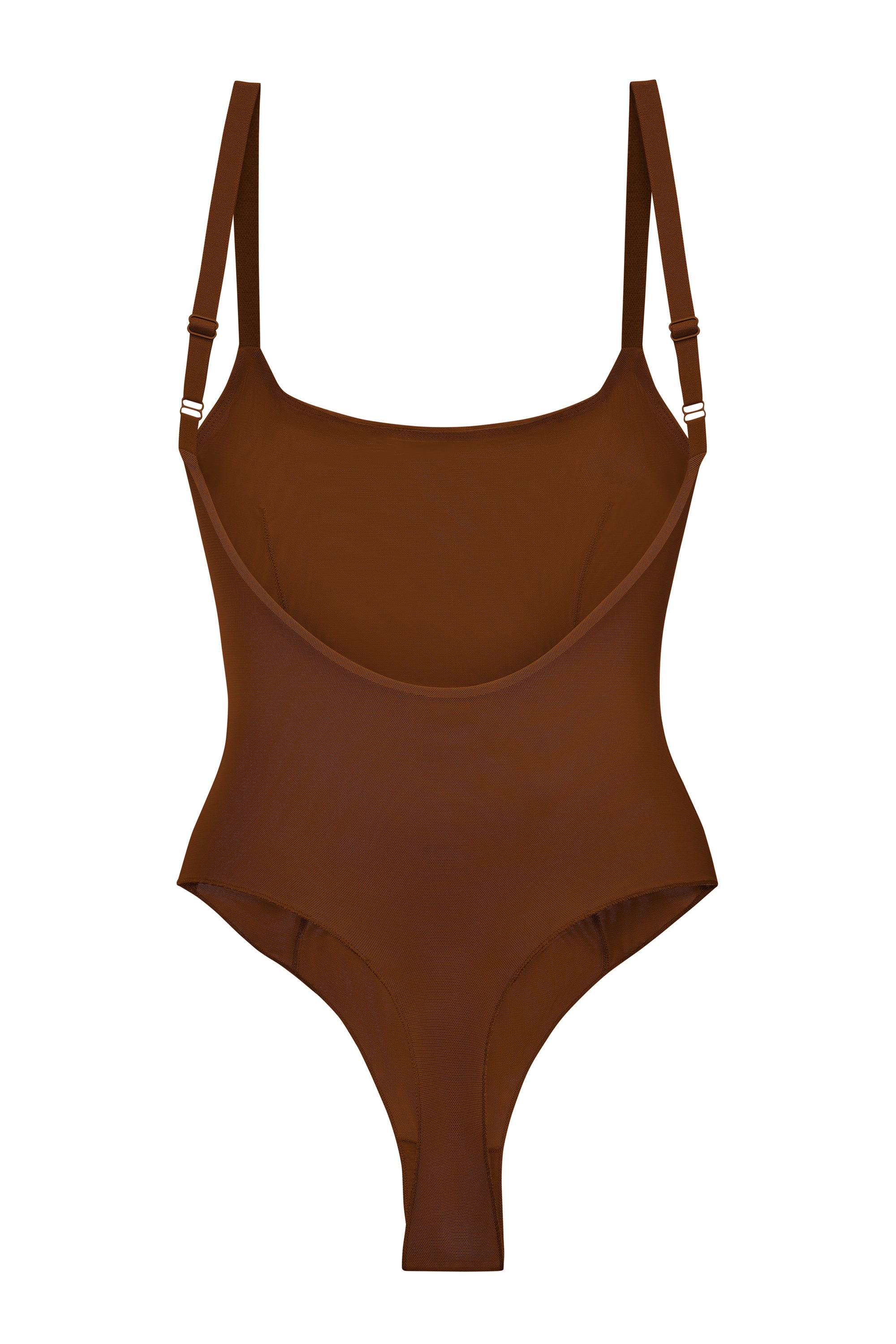 Soft Mesh Bodysuit in Chestnut、mySite、solidvoid