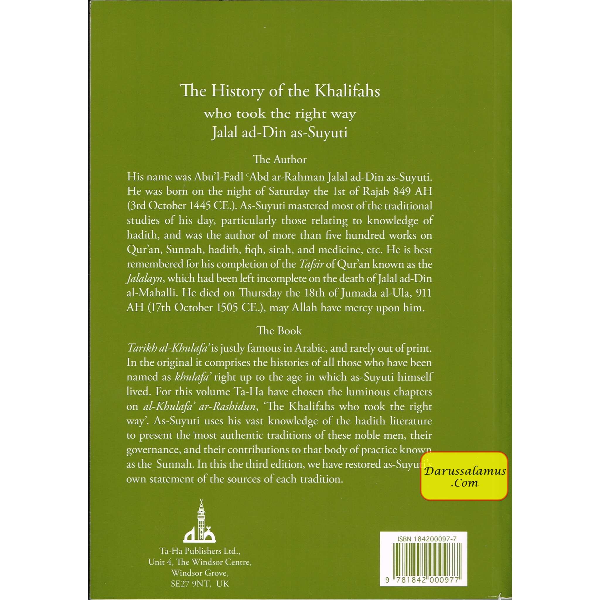 The History of the Khalifas Who Took the Right Way By Jalal ad-Din as-Suyuti、mySite、topwebapps