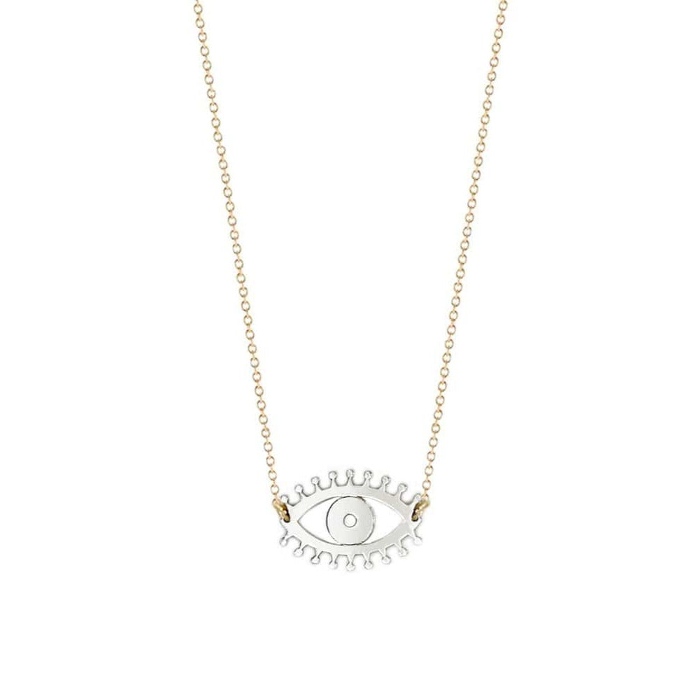Magic Evil Eye Necklace - (Sterling Silver, Gold-Plated or Two-Tone)、mySite、topwebapps