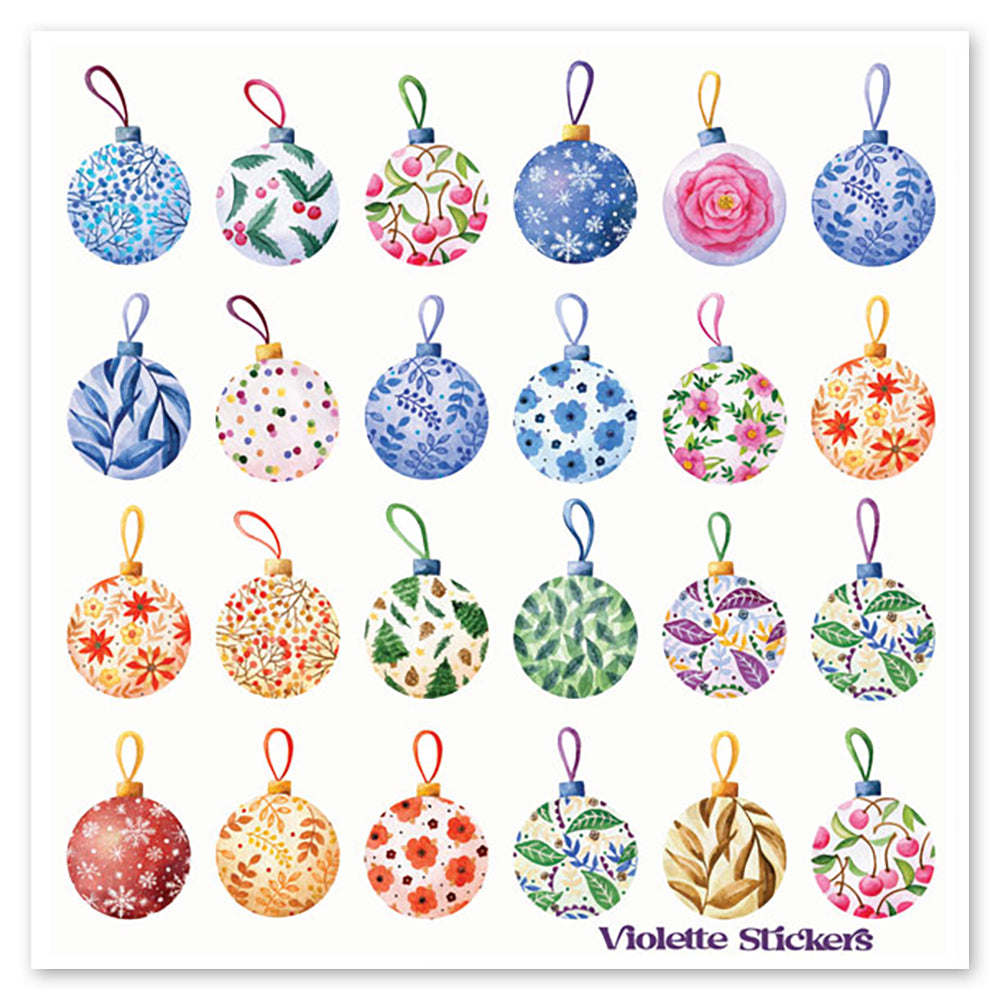  Christmas Ball Ornaments Stickers、mySite、ghnorth