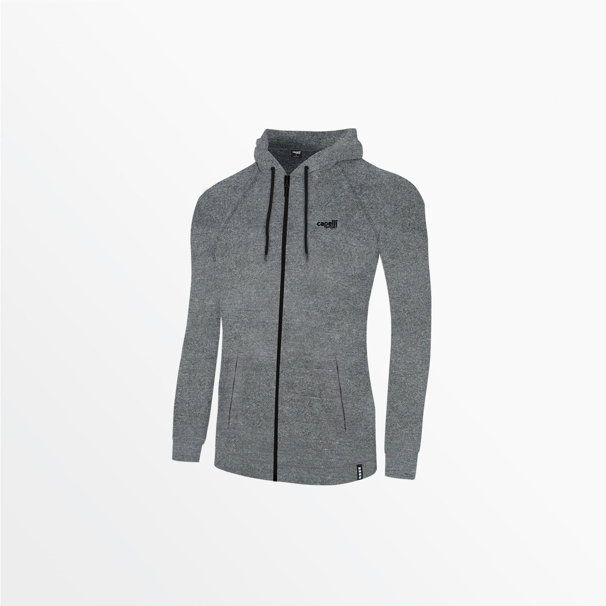 WOMEN'S HEATHERED ZIP UP HOODIE、mySite、neckold