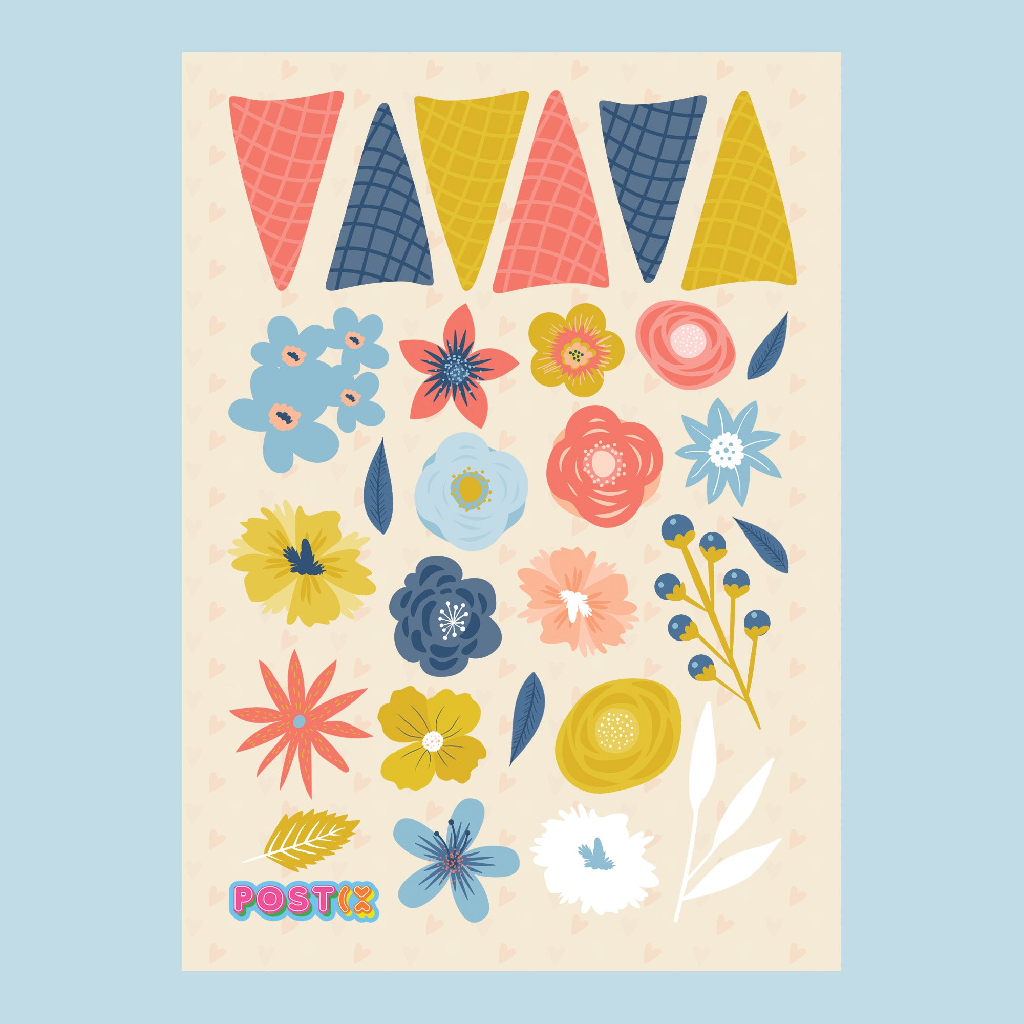  Floral Ice Cream Builder Sticker Sheet、mySite、ghnorth