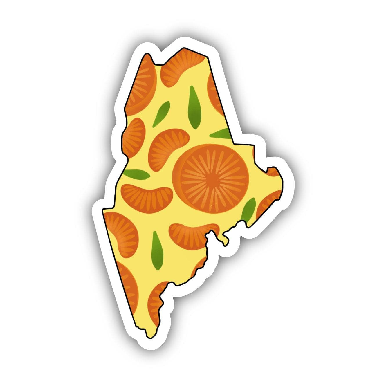  Maine Orange & Yellow Fruit Sticker、mySite、elrpsem3k