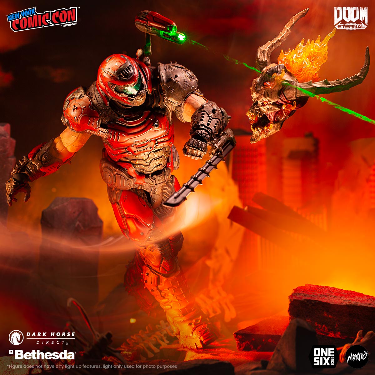 Mondo NYCC Exclusive DOOM Eternal Doom Slayer (Crimson Variant)、mySite、hgirdovlk