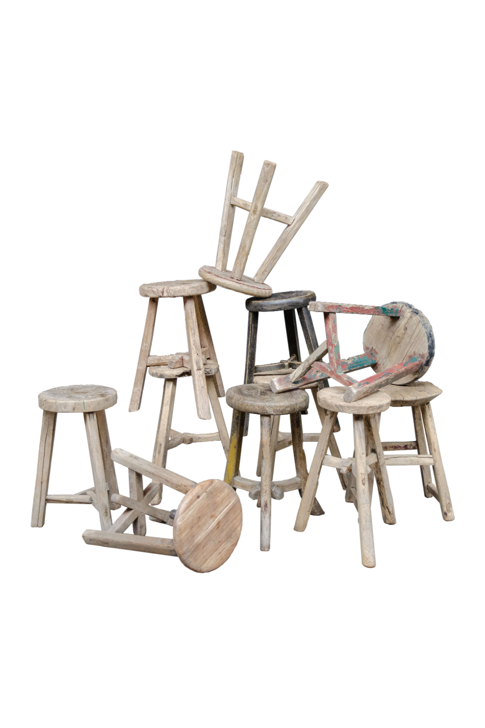 Wooden Round Stool | Versmissen、mySite、neckold