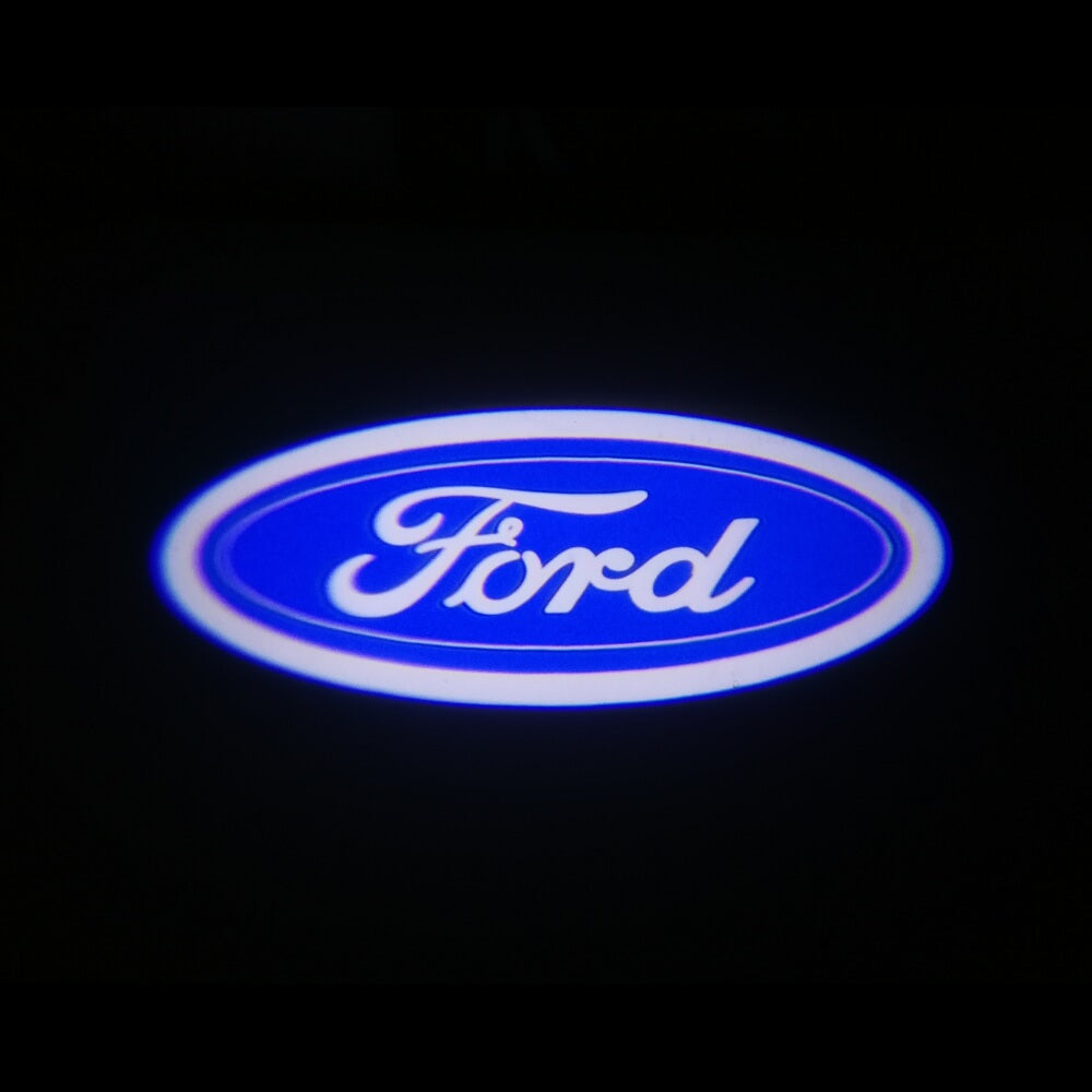 2x Ford Square Mirror light (plug&play) - 10 Logos、mySite、nflplayoffbracketp